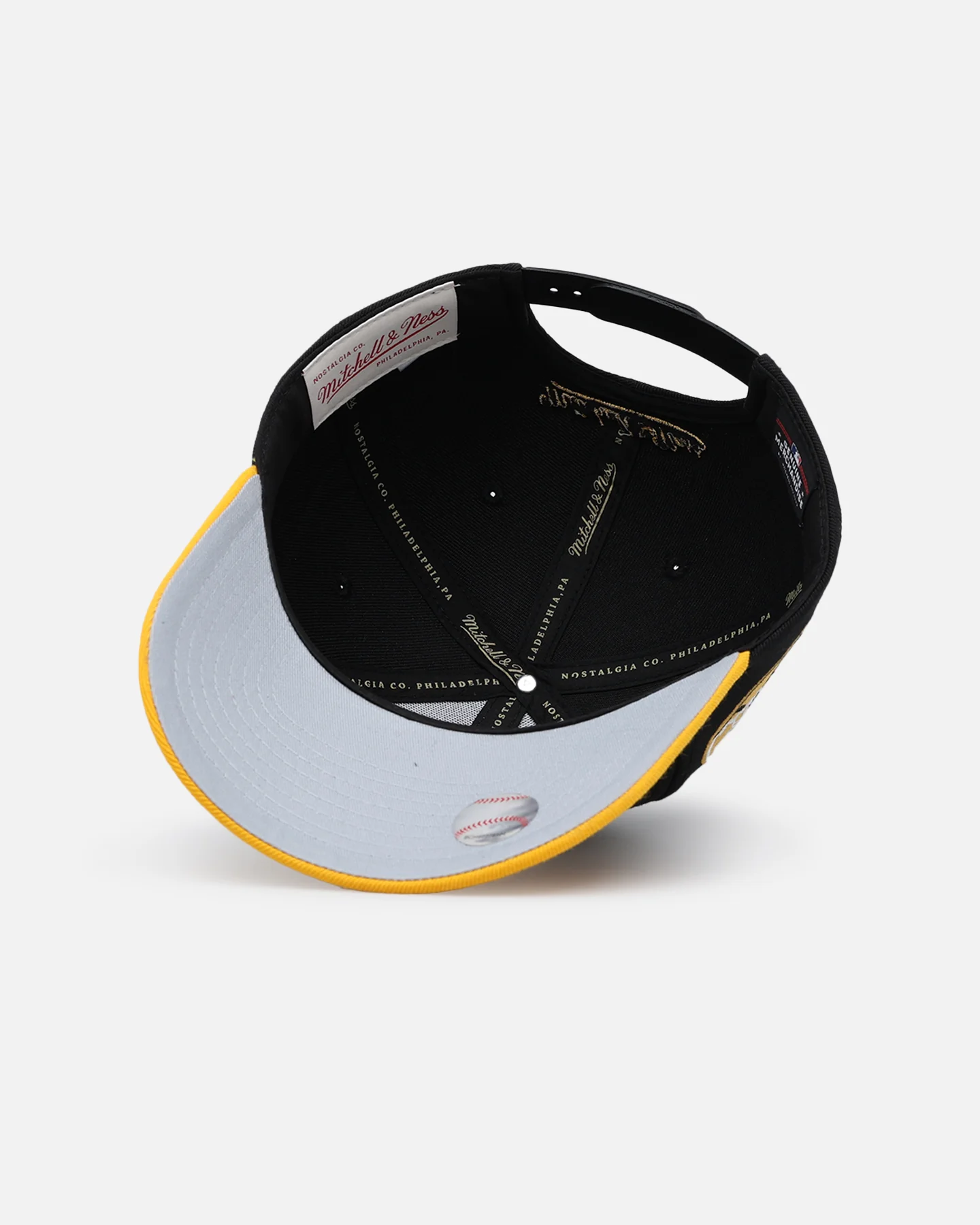 Mitchell & Ness New York Yankees "Enter The Dragon" Pro Crown Snapback Black/Ochre - Image 6