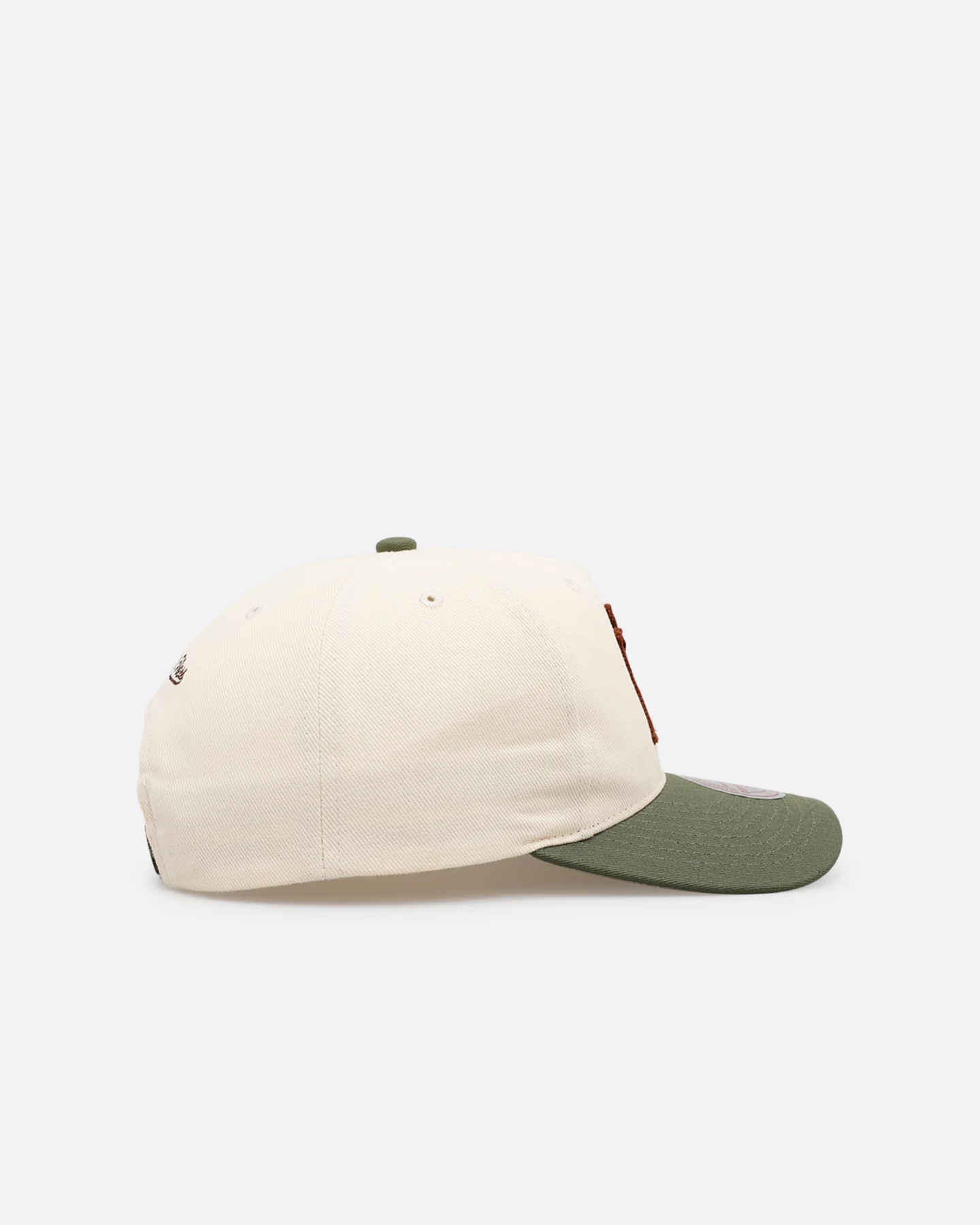 Mitchell & Ness New York Yankees 'Hand Stitch' Deadstock Snapback Olive - Image 3