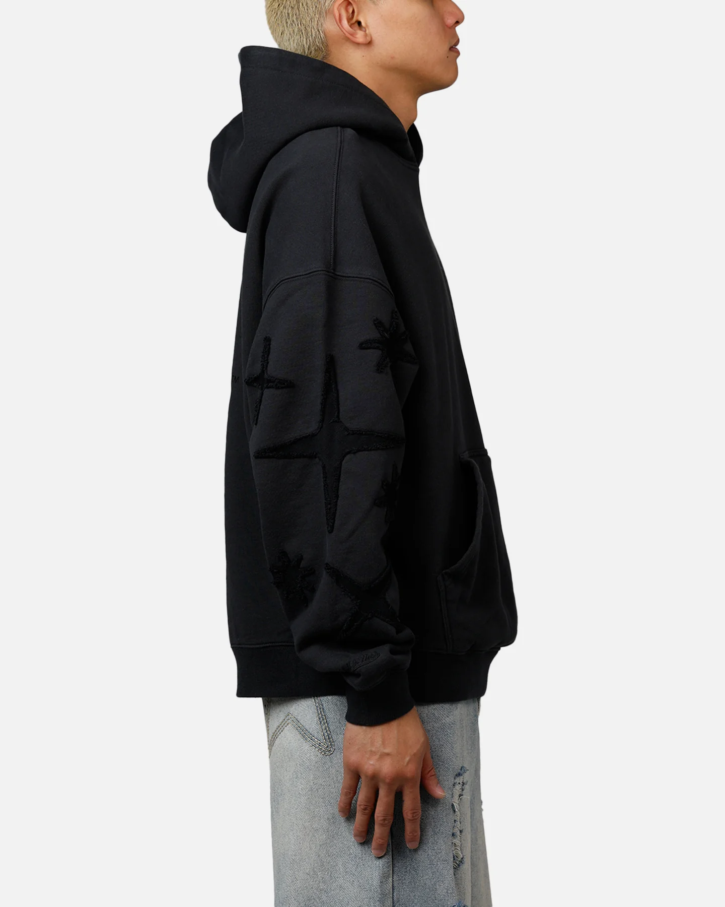 Mitchell & Ness New York Yankees Starburst Hoodie Faded Black - Image 4