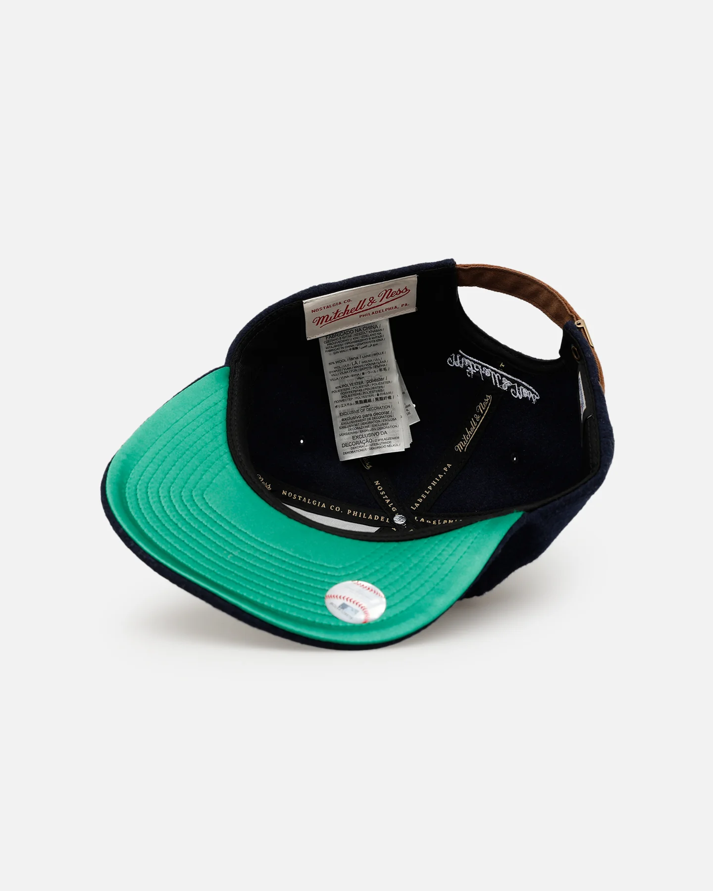 Mitchell & Ness New York Yankees 'Vintage Baseball' Vintage Fit Strapback Blue - Image 5