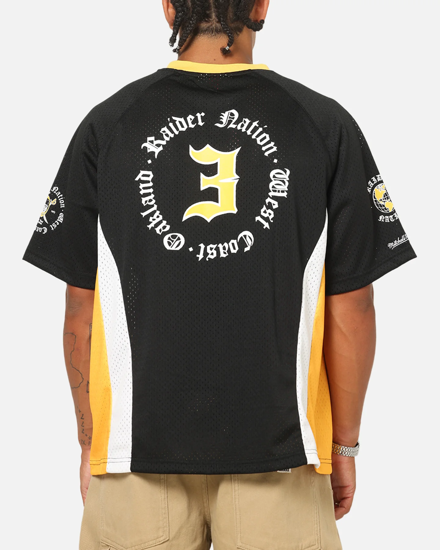 Mitchell & Ness Oakland Raiders Coast Jersey Black - Image 2