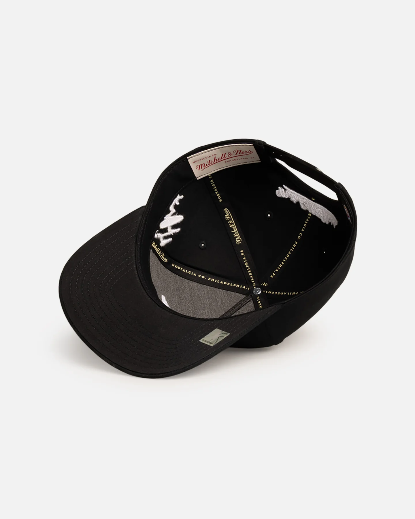 Mitchell & Ness Oklahoma City Thunder Shai Gilgeous-Alexander 'Signature' Pro Pinch Snapback Black - Image 6