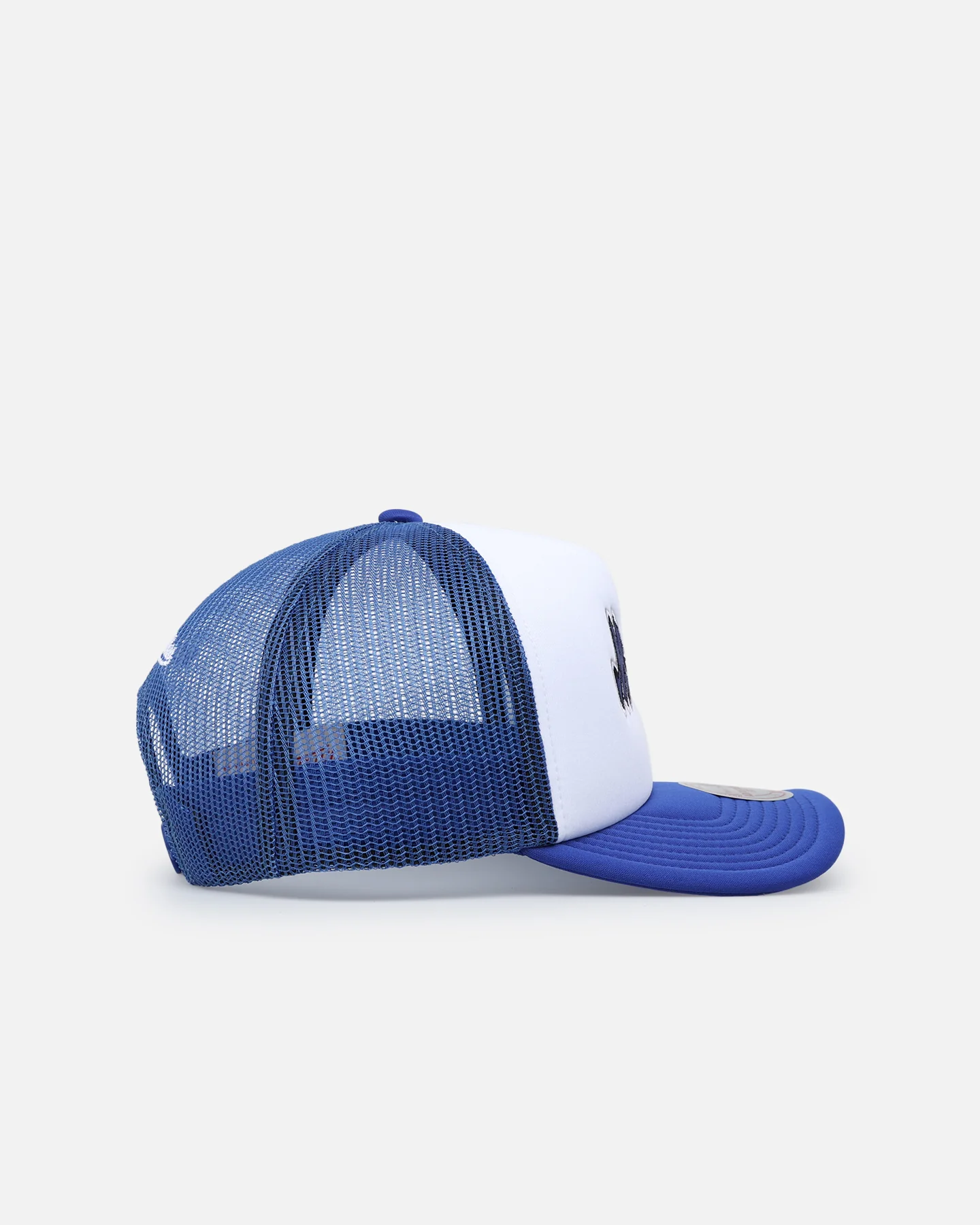 Mitchell & Ness Orlando Magic Logo Foam Trucker Snapback Blue/White - Image 3