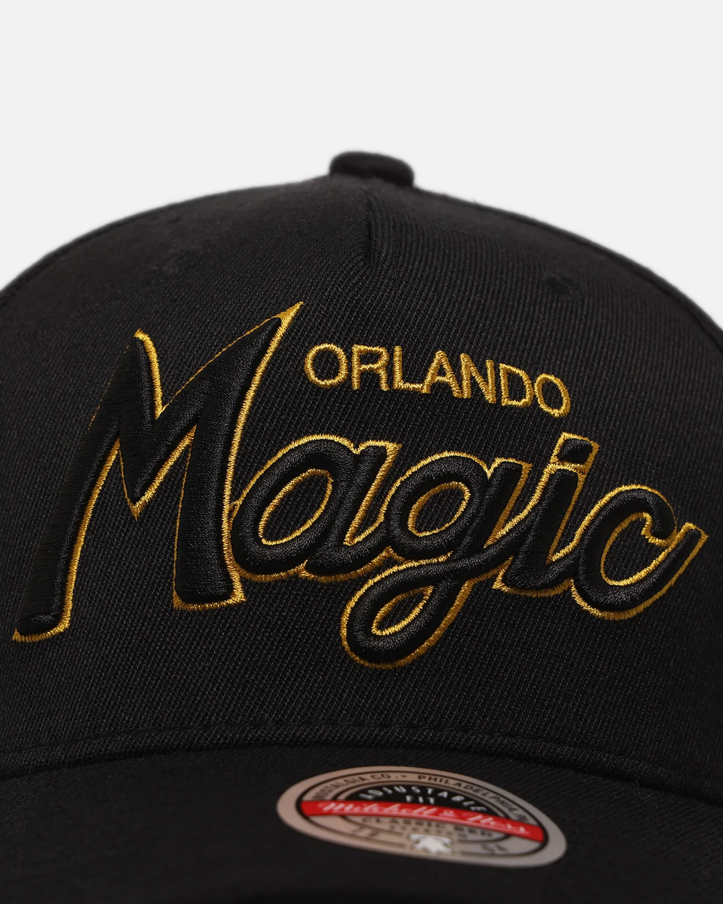Mitchell & Ness Orlando Magic 'Team Script' MVP Snapback Black/Gold - Image 5