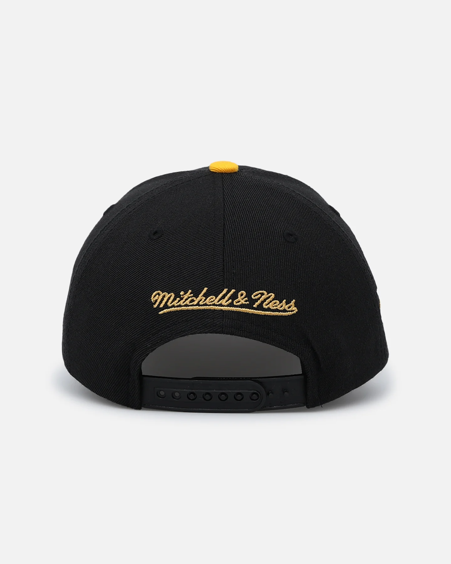 Mitchell & Ness Philadelphia 76ers "Enter The Dragon" Pro Crown Snapback Black/Ochre - Image 2