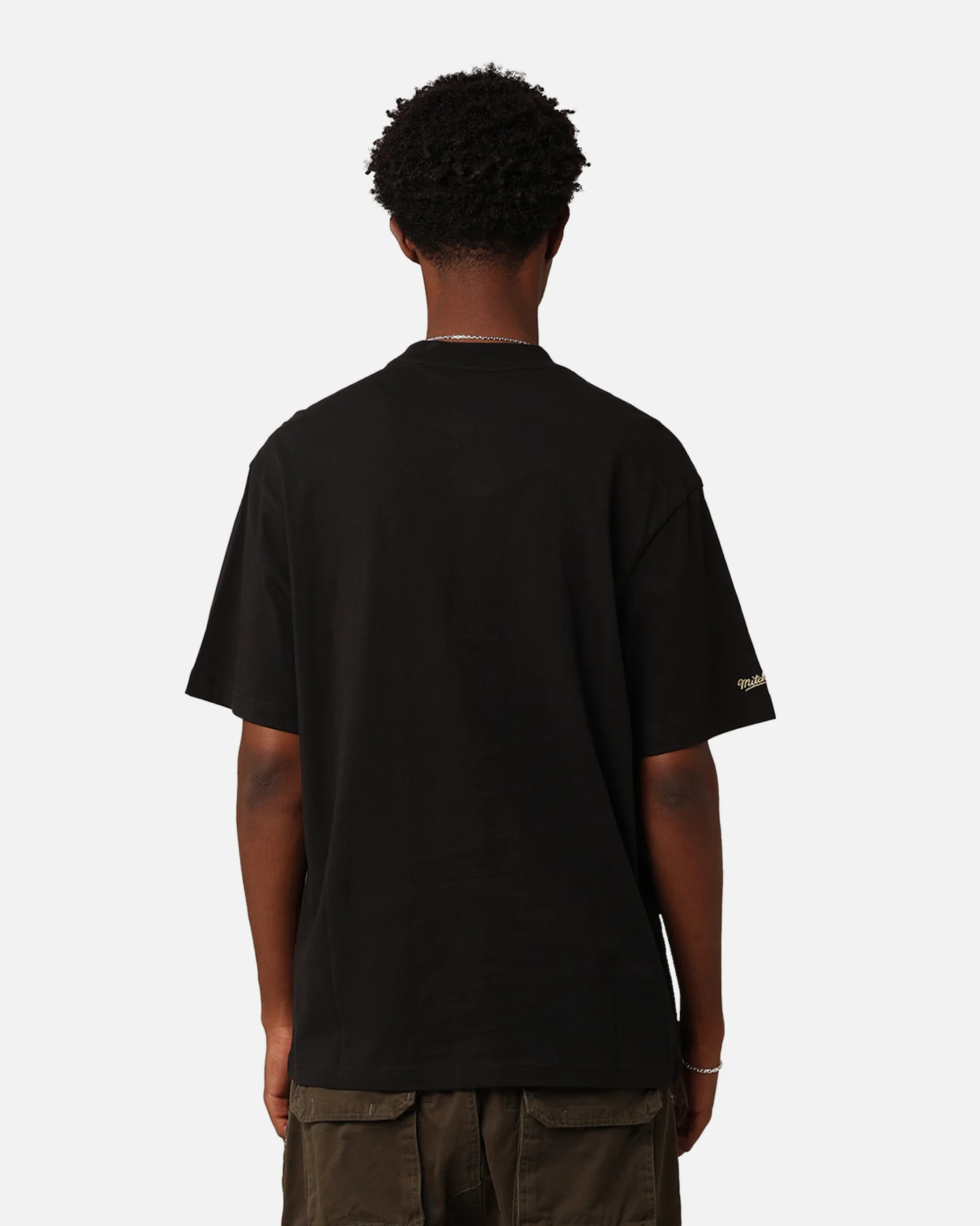 Mitchell & Ness Philadelphia 76ers Year Of The Dragon T-Shirt Faded Black - Image 4