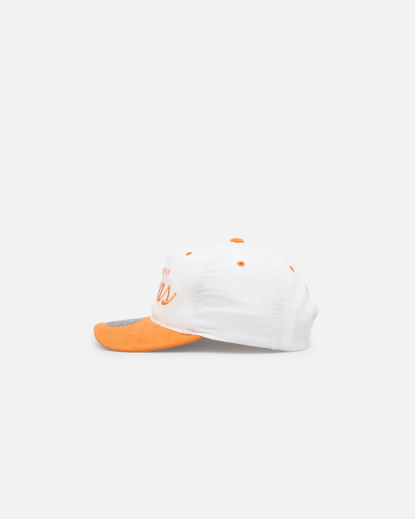 Mitchell & Ness Phoenix Suns 'Pastel Corduroy' Deadstock Snapback White Cream/Orange - Image 4