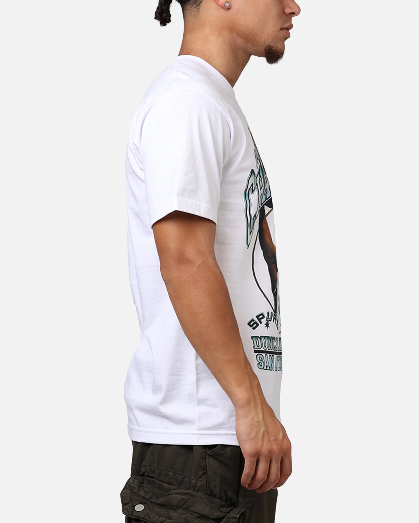 Mitchell & Ness San Antonio Spurs 2003 Finals Champions T-Shirt White - Image 4
