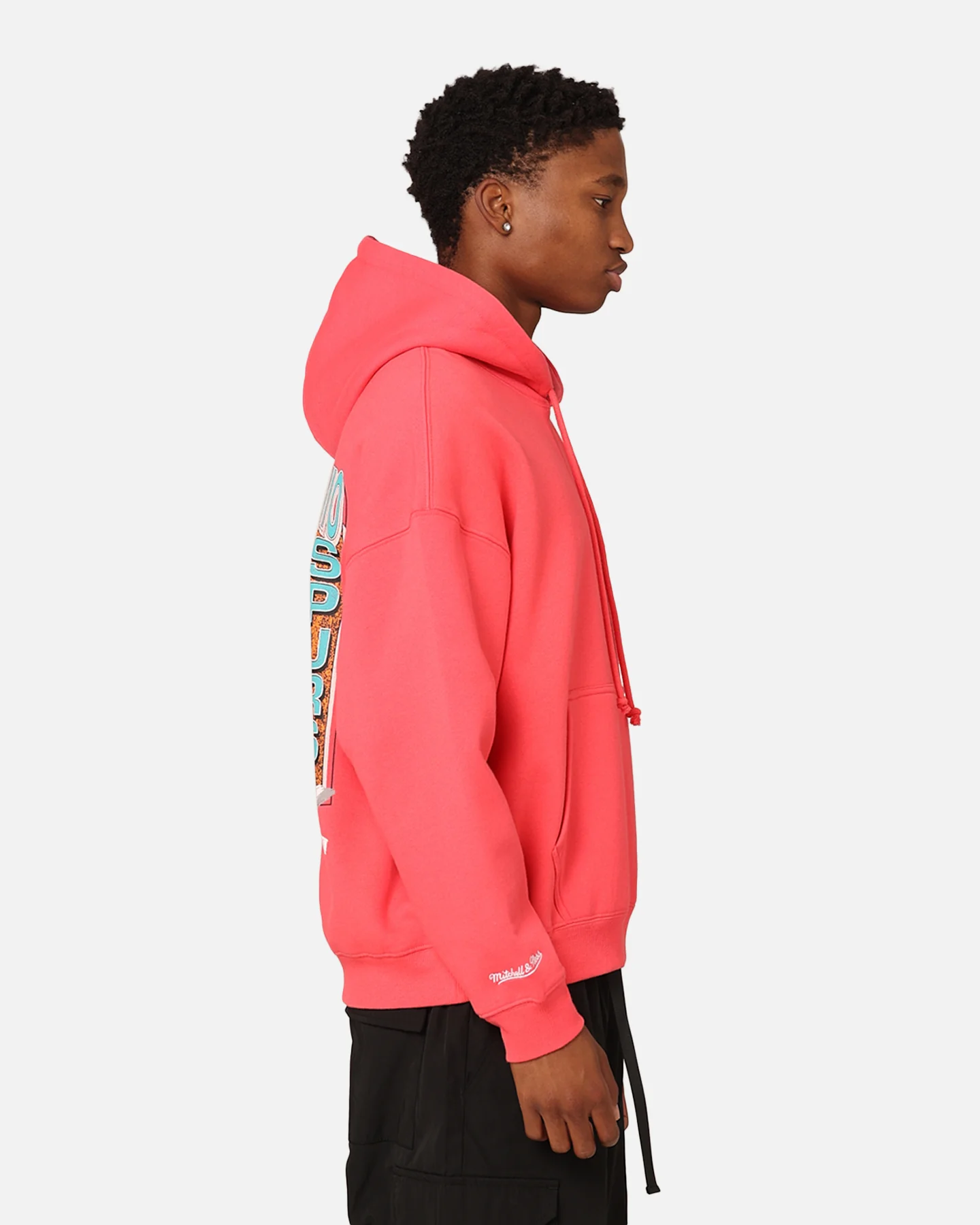 Mitchell & Ness San Antonio Spurs Basketball Hoodie Pepper Pink - Image 6
