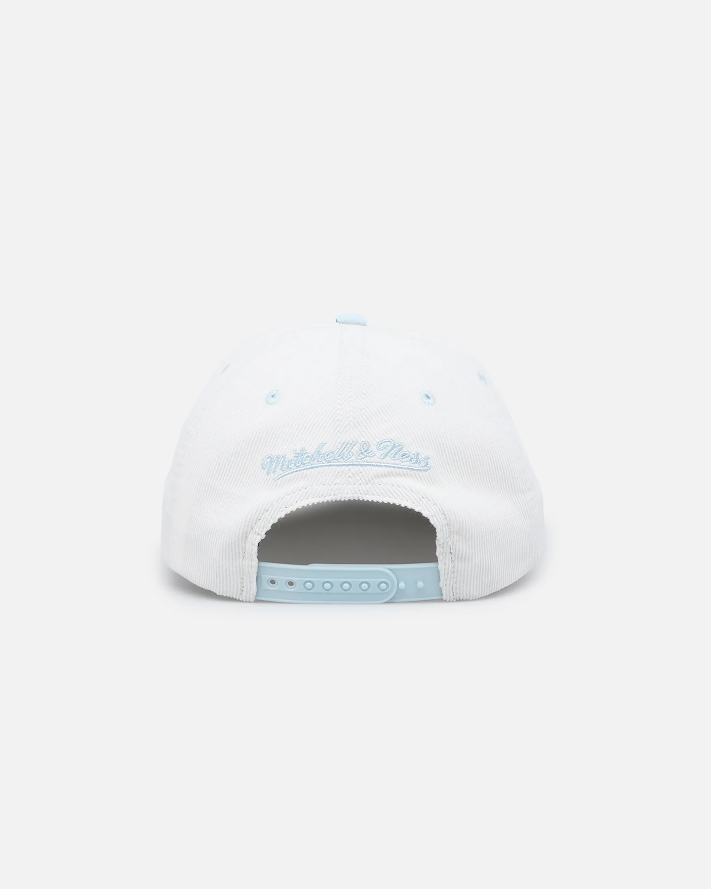 Mitchell & Ness San Antonio Spurs 'Pastel Corduroy' Deadstock Snapback White Cream/Light Blue - Image 2
