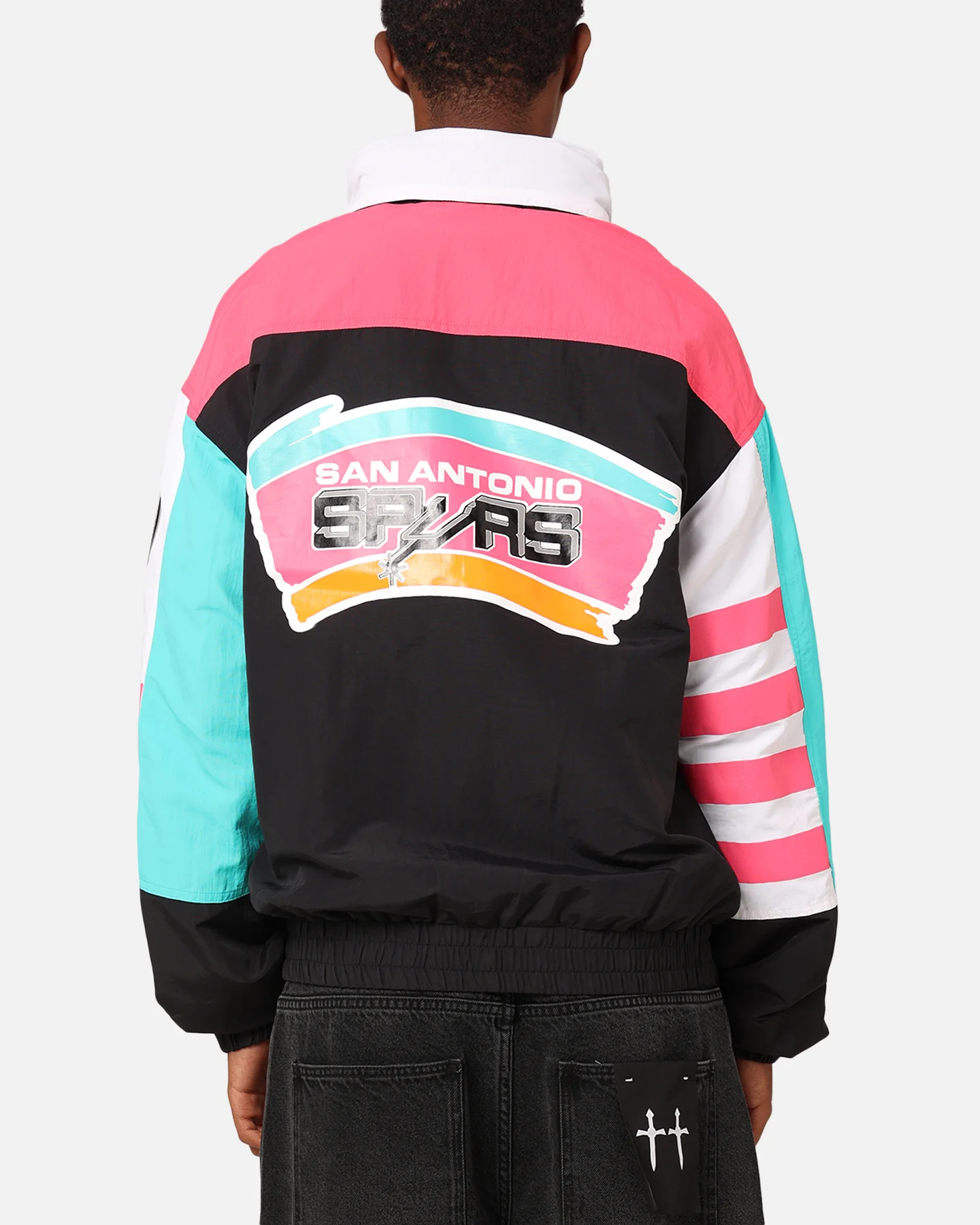 Mitchell & Ness San Antonio Spurs 'Spurs 2014 Champs' 25th Anniversary Jacket Multi - Image 2