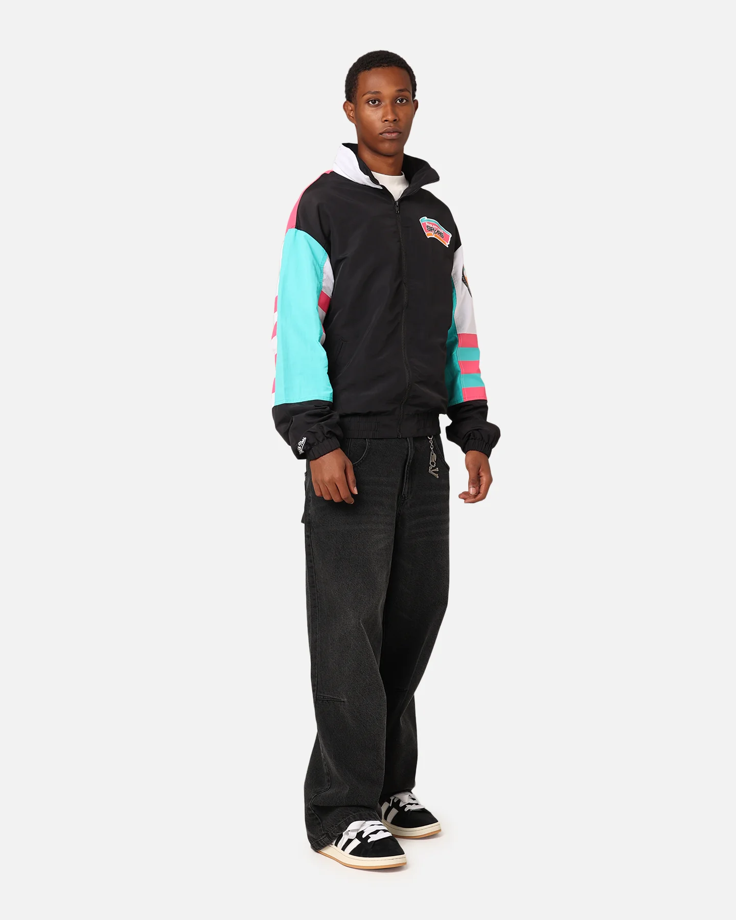 Mitchell & Ness San Antonio Spurs 'Spurs 2014 Champs' 25th Anniversary Jacket Multi - Image 3