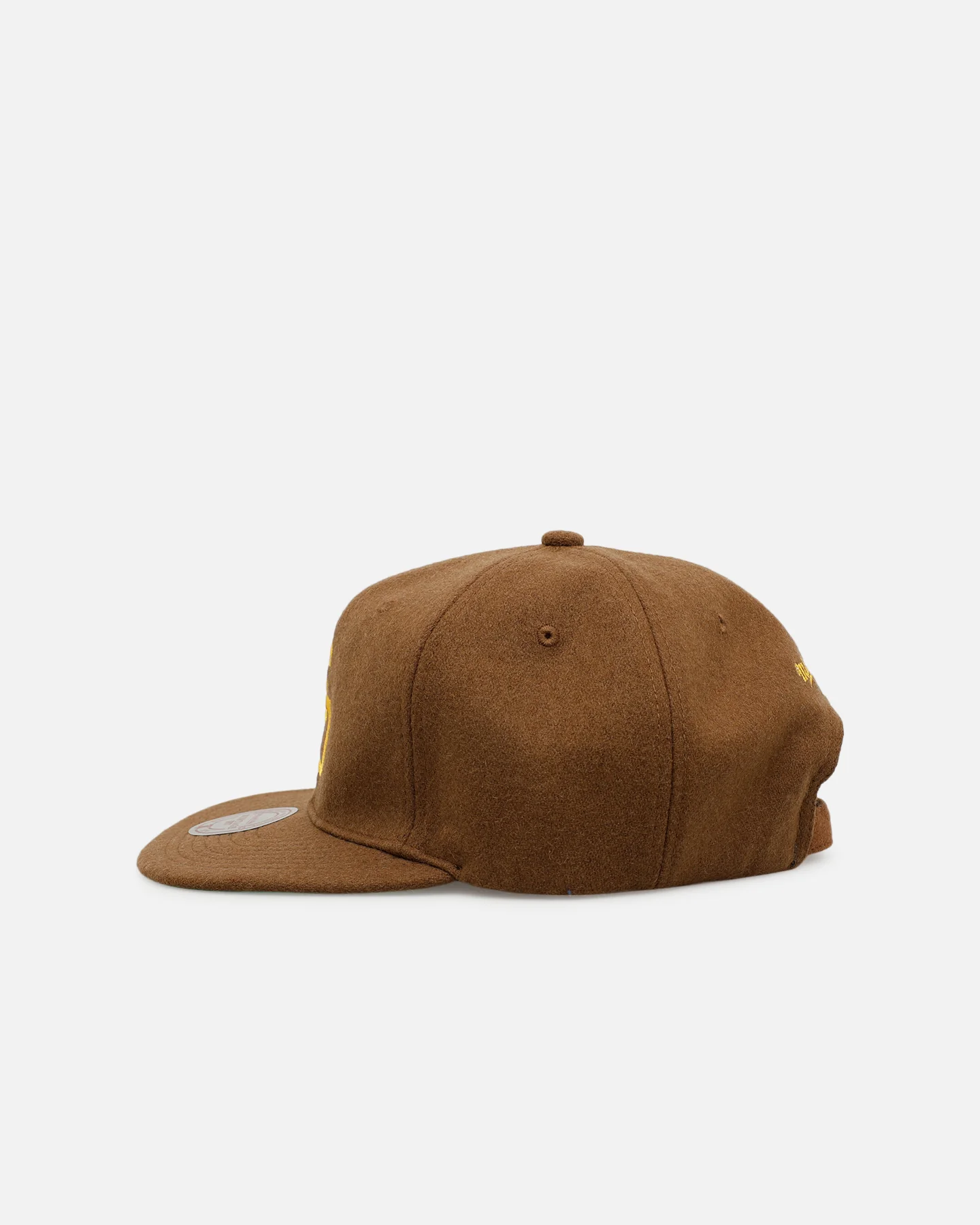 Mitchell & Ness San Diego Padres 'Vintage Baseball' Vintage Fit Strapback Brown - Image 4