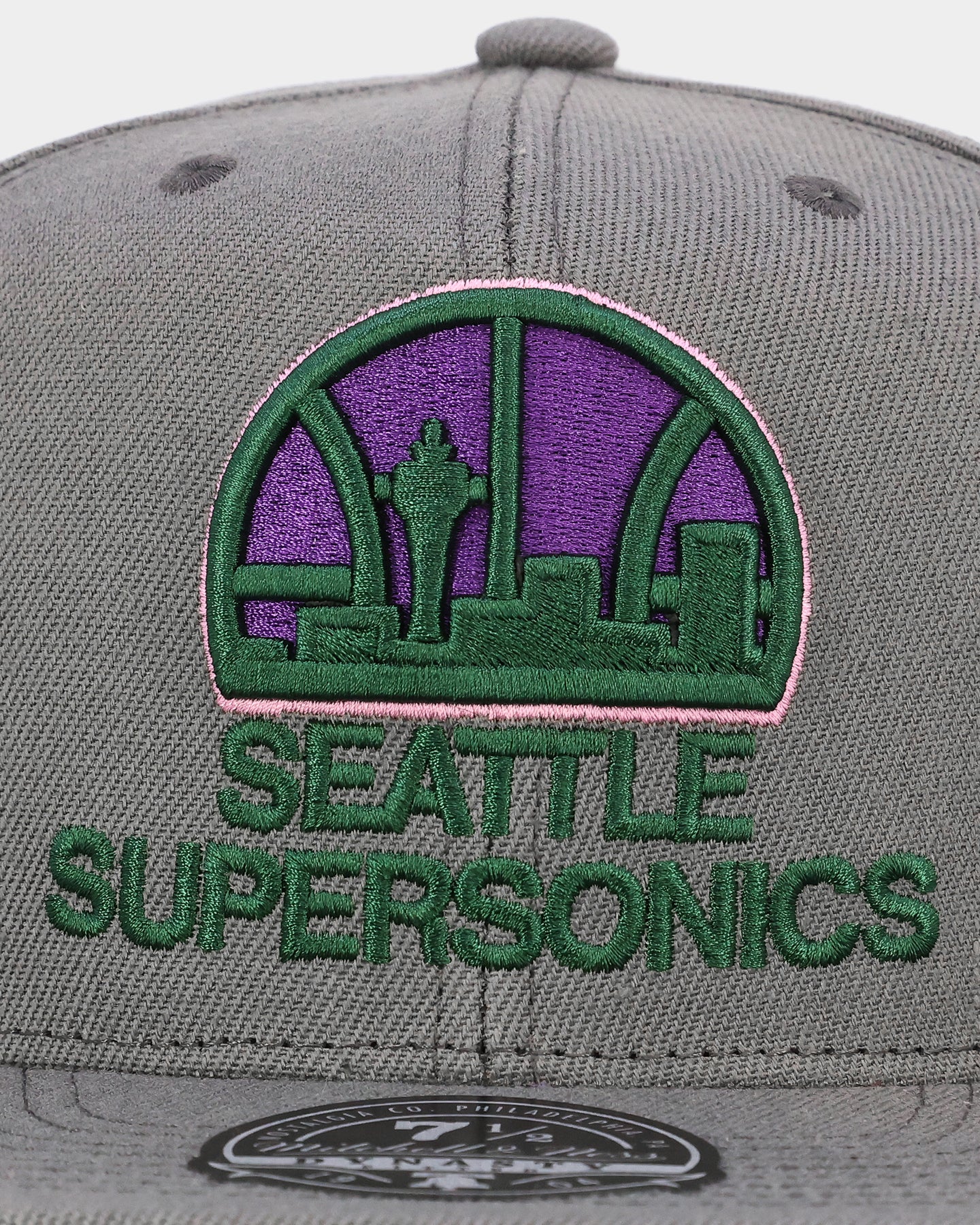 Mitchell & Ness Seattle Supersonics 'From Dusk' Fitted Grey - Image 7