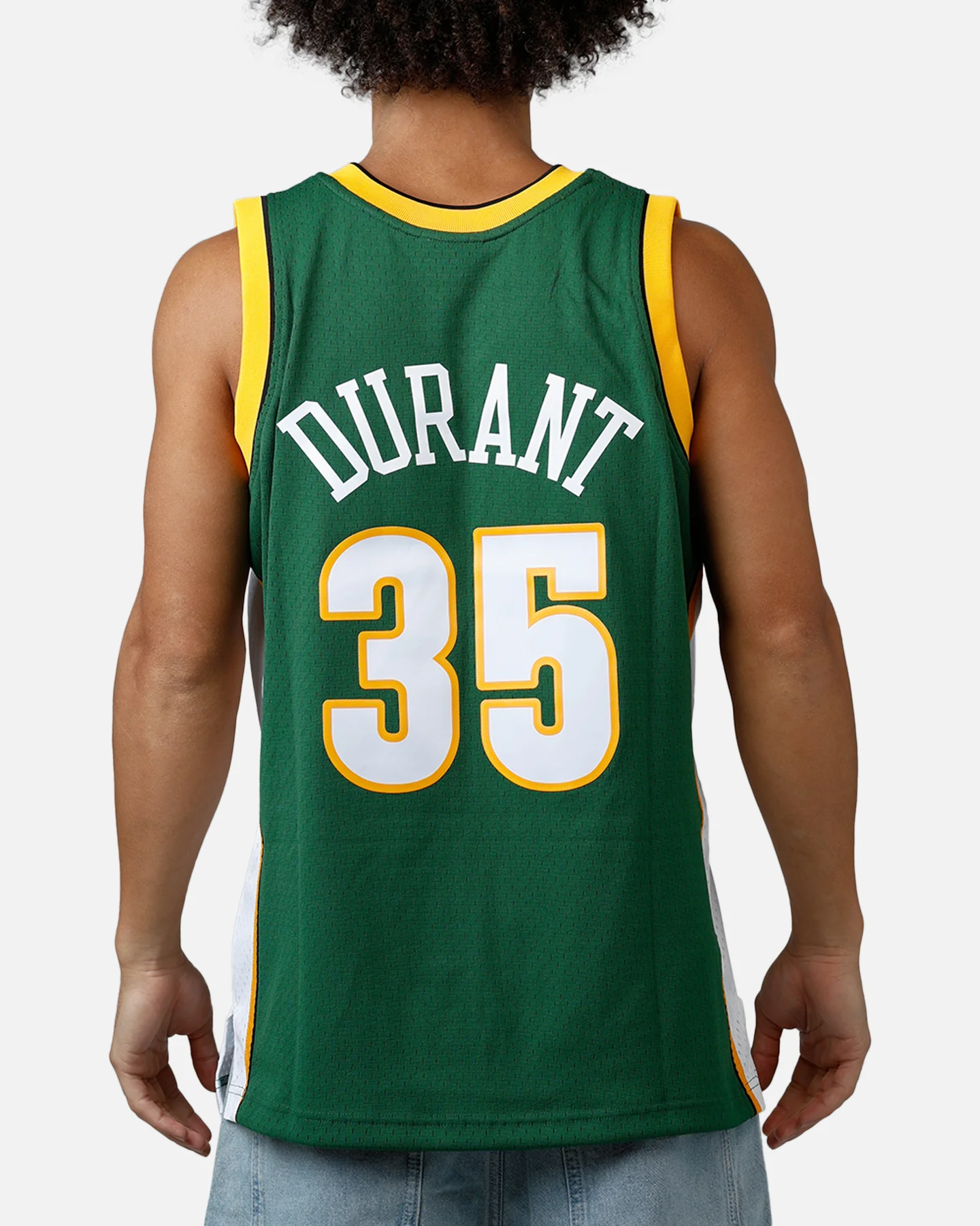 Mitchell & Ness Seattle SuperSonics Kevin Durant 2007 Road Swingman Jersey Green - Image 2