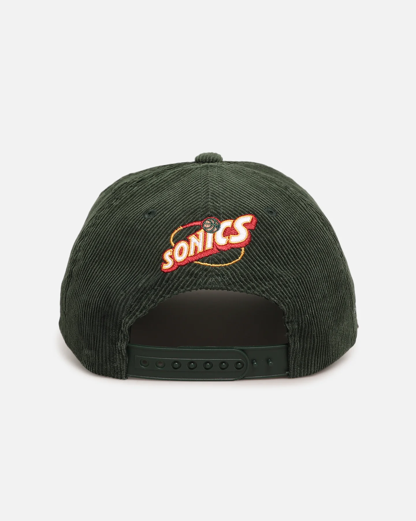Mitchell & Ness Seattle SuperSonics 'Retro' Deadstock Corduroy Snapback Green - Image 2