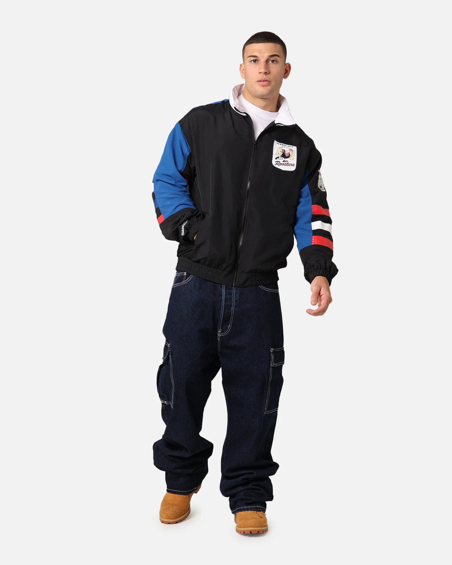 Mitchell & Ness Sydney Roosters Inaugural Season Spray Jacket Multicolour - Image 3