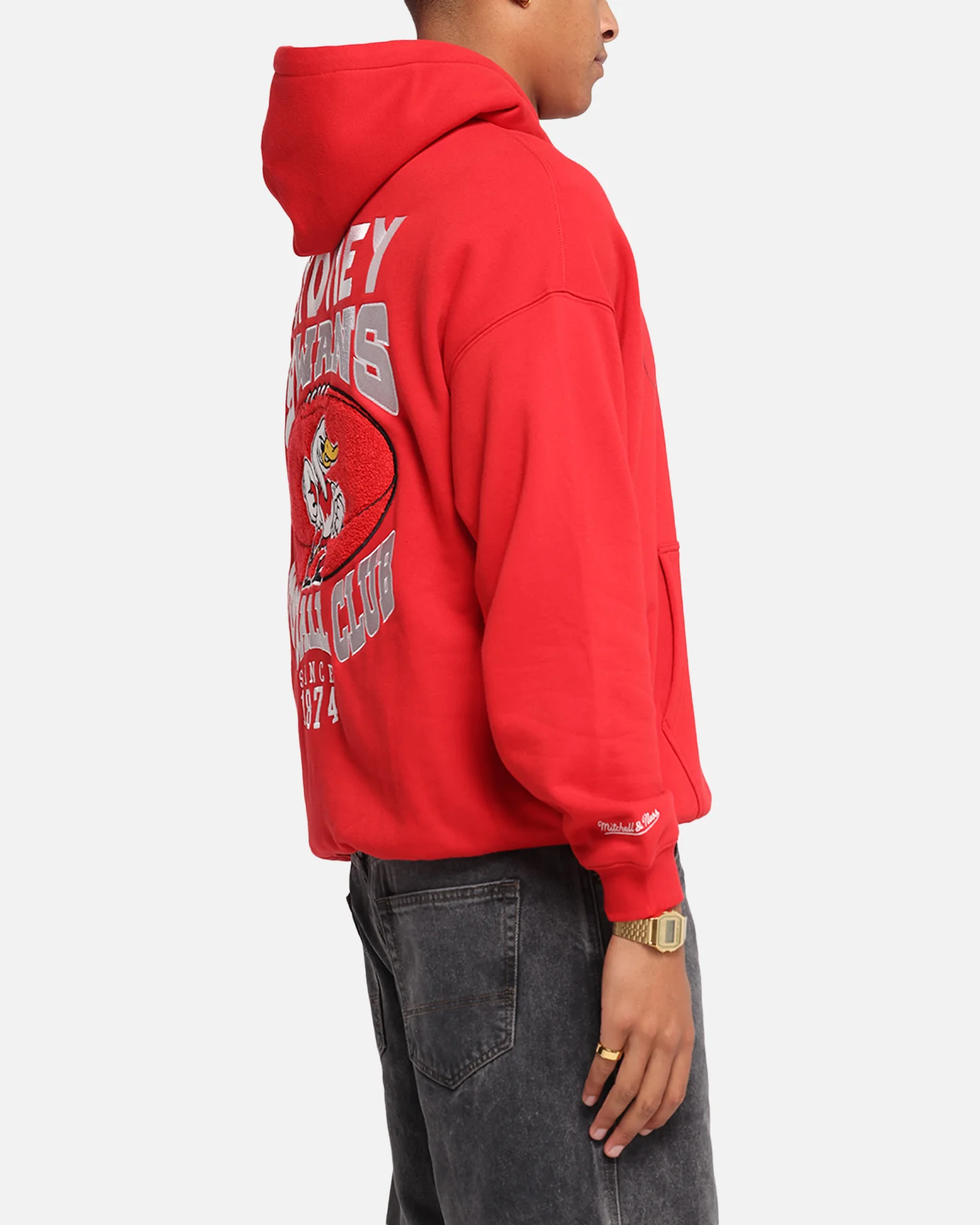 Mitchell & Ness Sydney Swans Team Hoodie Red - Image 5