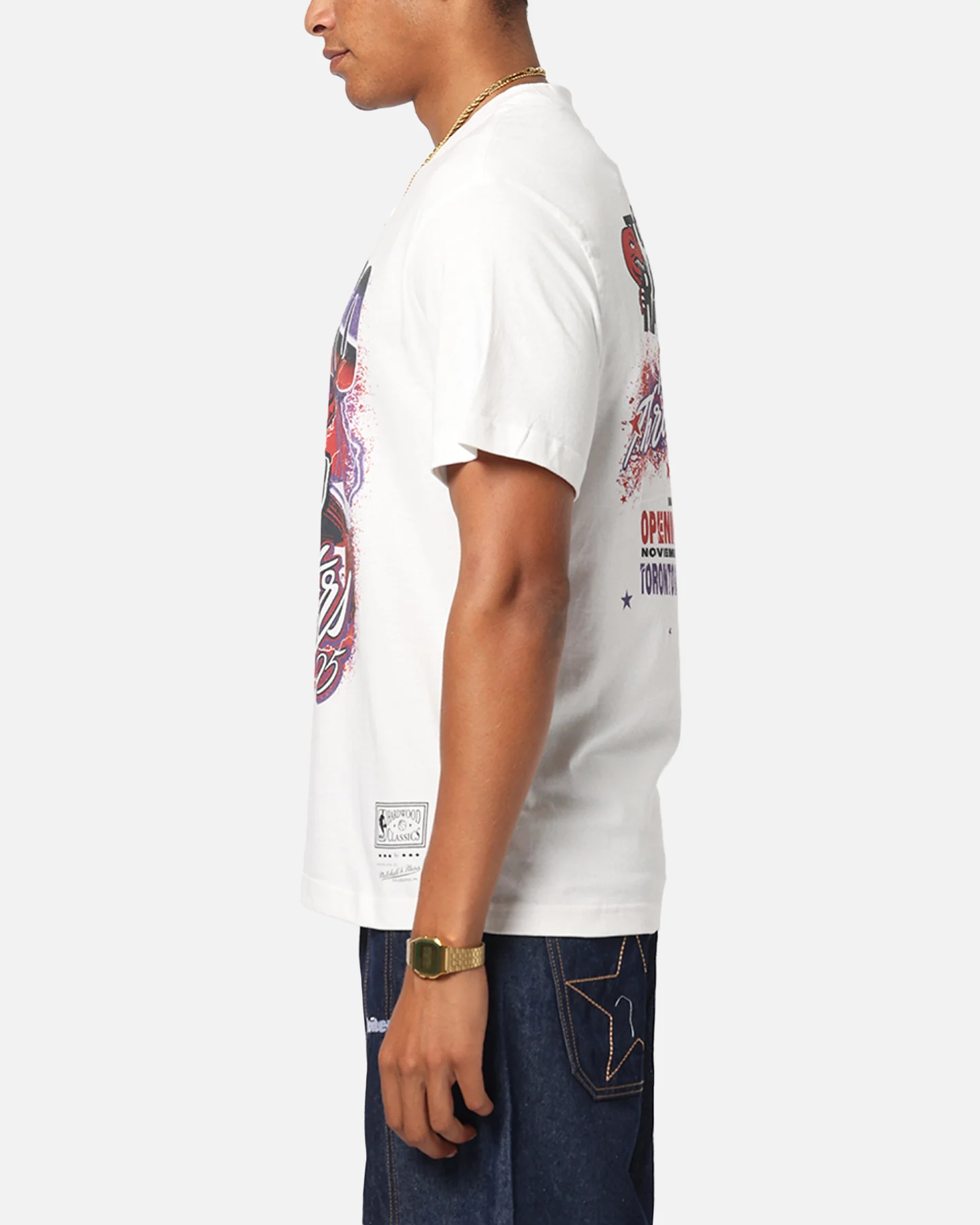 Mitchell & Ness Toronto Raptors Three Decades T-Shirt Vintage White - Image 6