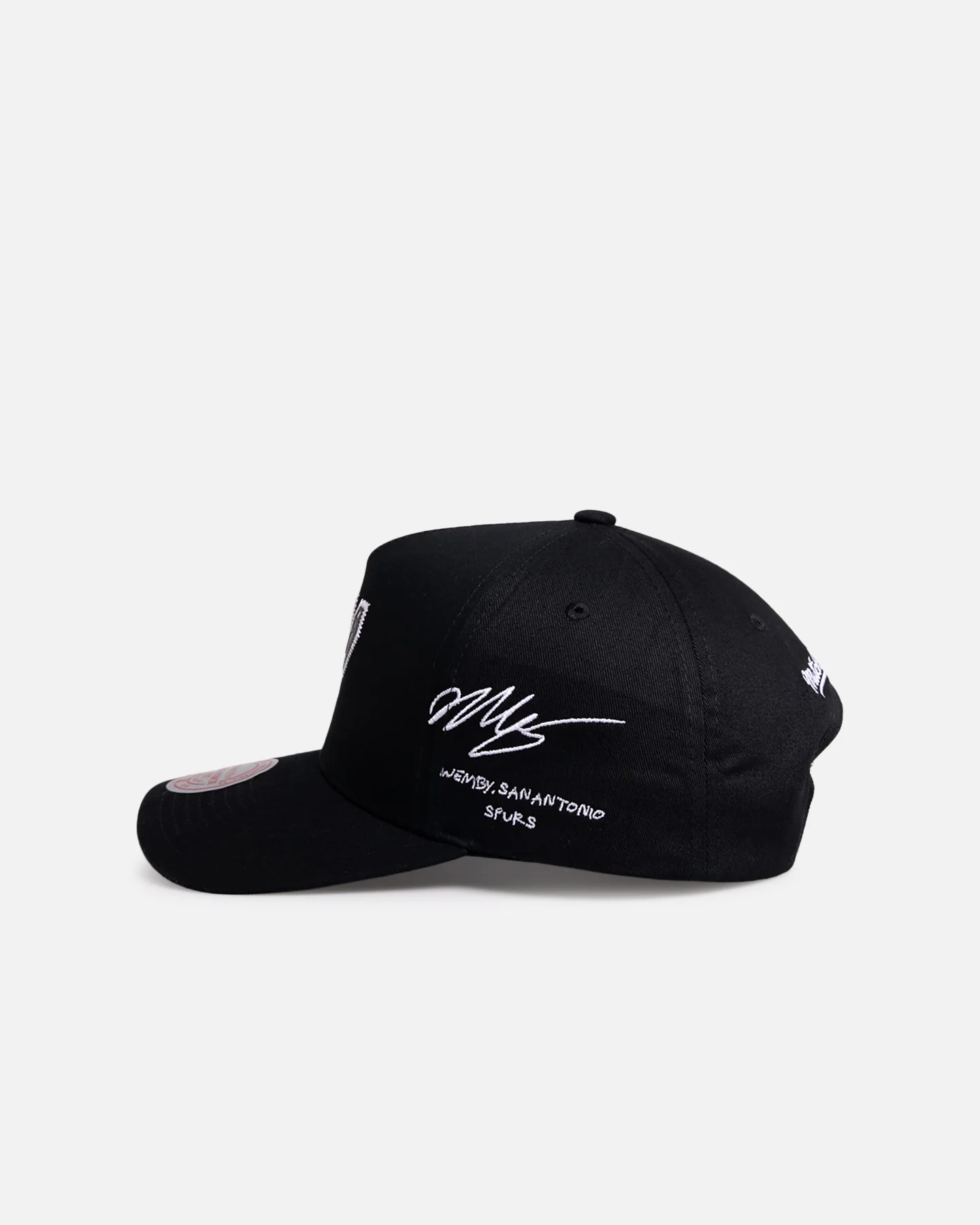Mitchell & Ness San Antonio Spurs Victor Wembanyama "Wemby" 'Signature' Pro Pinch Snapback Black - Image 3