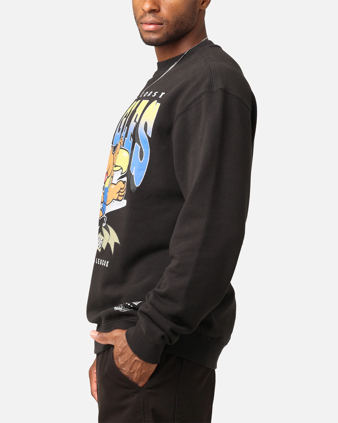 Mitchell & Ness West Coast Eagles Character Crewneck Faded Black - Image 6