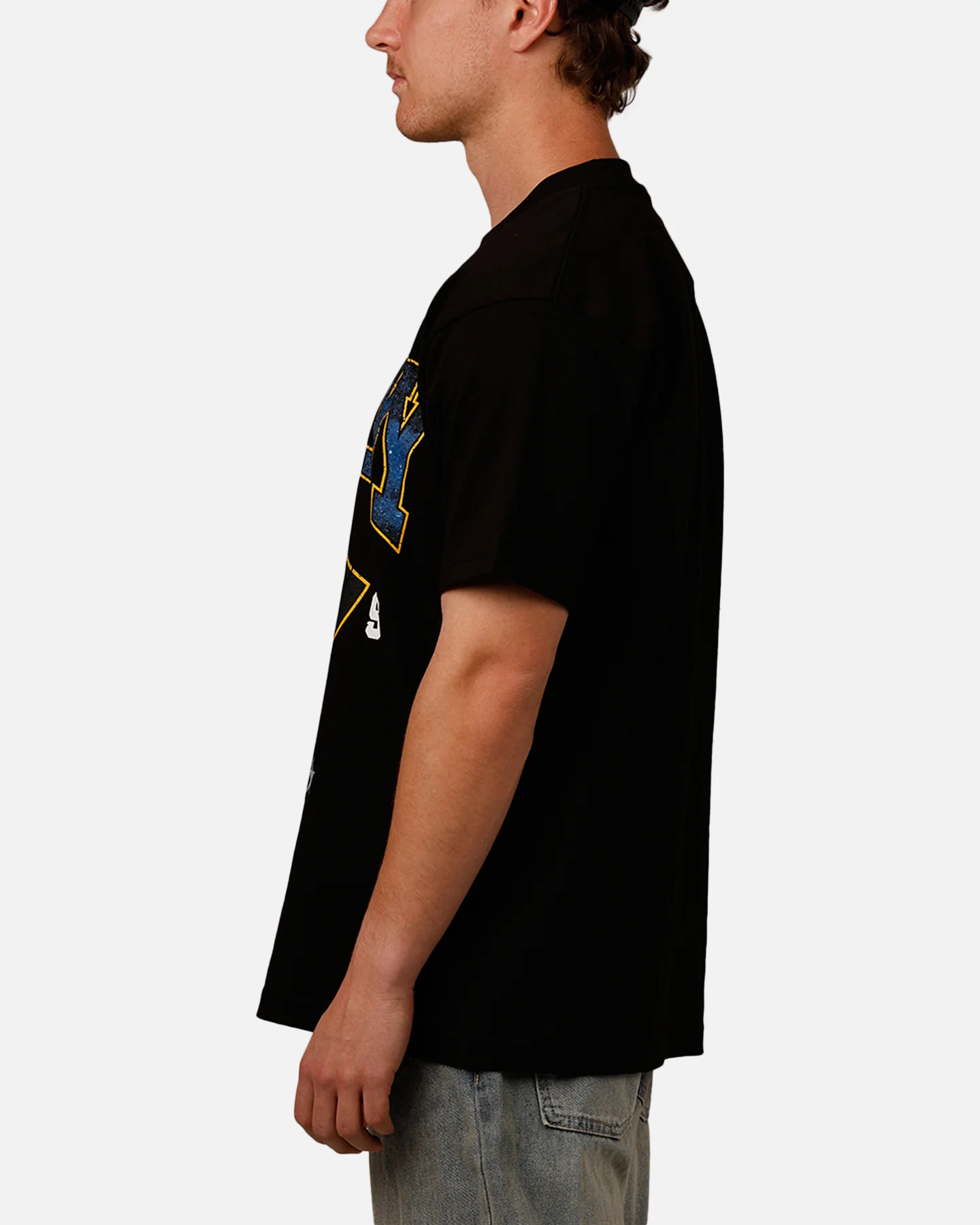 Mitchell & Ness X Los Angeles Galaxy X Culture Kings Constellation T-Shirt Black - Image 5