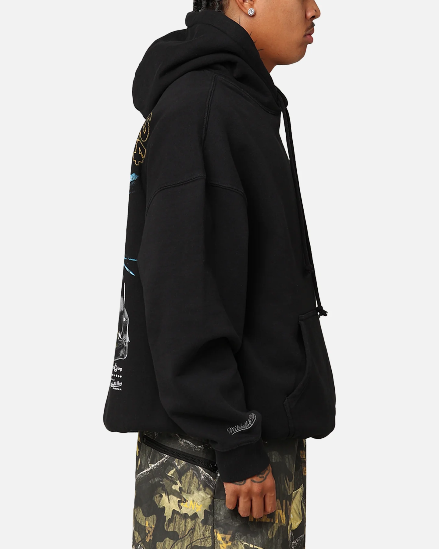 Mitchell & Ness X McLaren Lando Norris #4 Track Hoodie Faded Black - Image 5