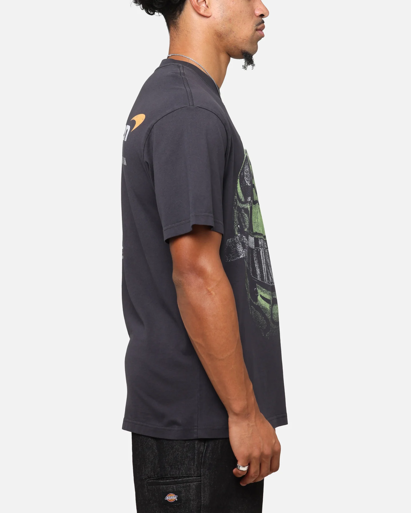 Mitchell & Ness X Mclaren Lando Norris Helmet T-Shirt Faded Black - Image 5