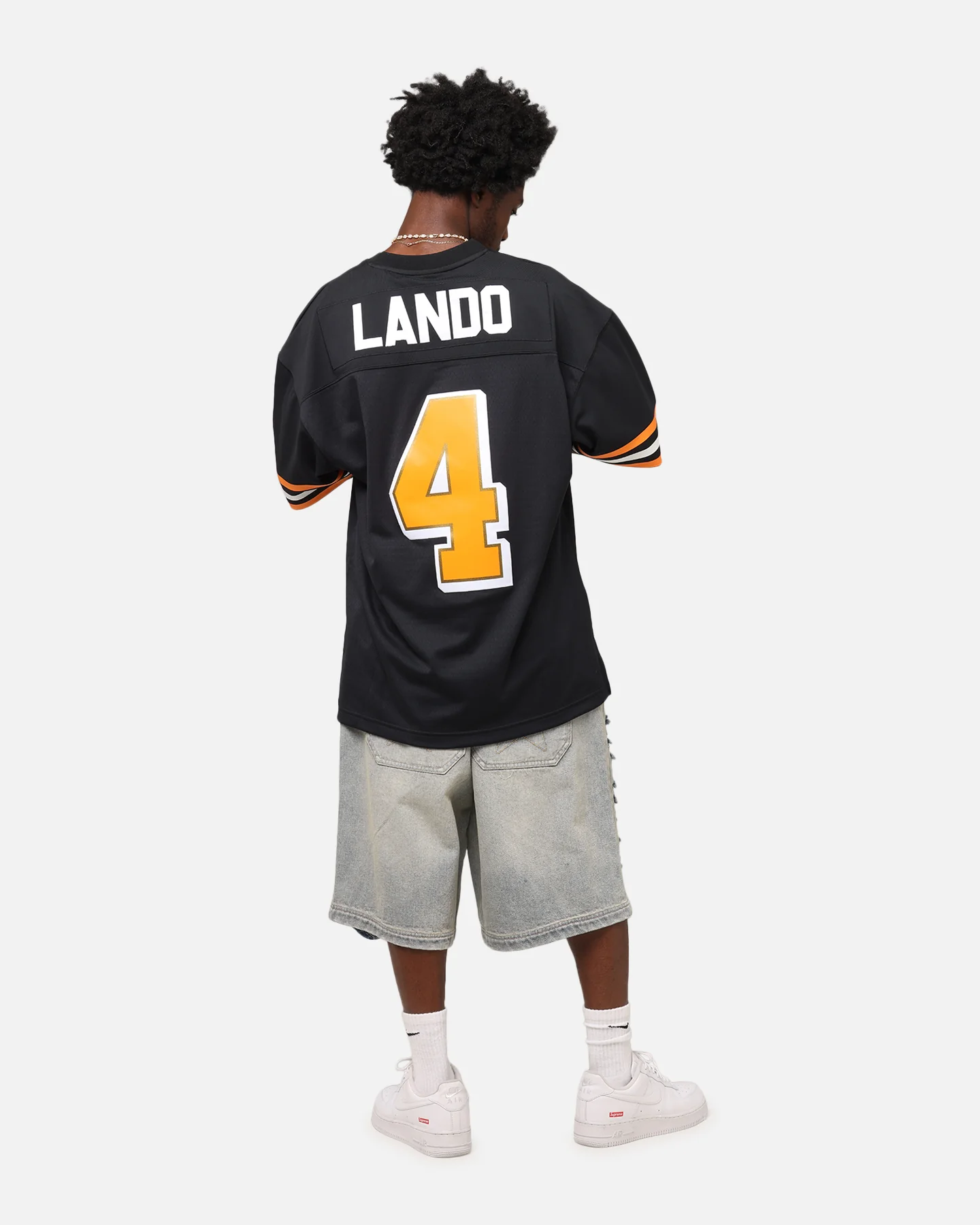 Mitchell & Ness X Mclaren Lando Norris Mesh Jersey Black - Image 4