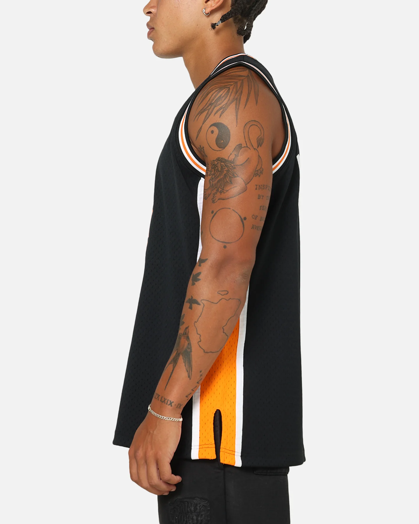 Mitchell & Ness X Mclaren Lando Norris Swing Jersey Black/Papaya - Image 6