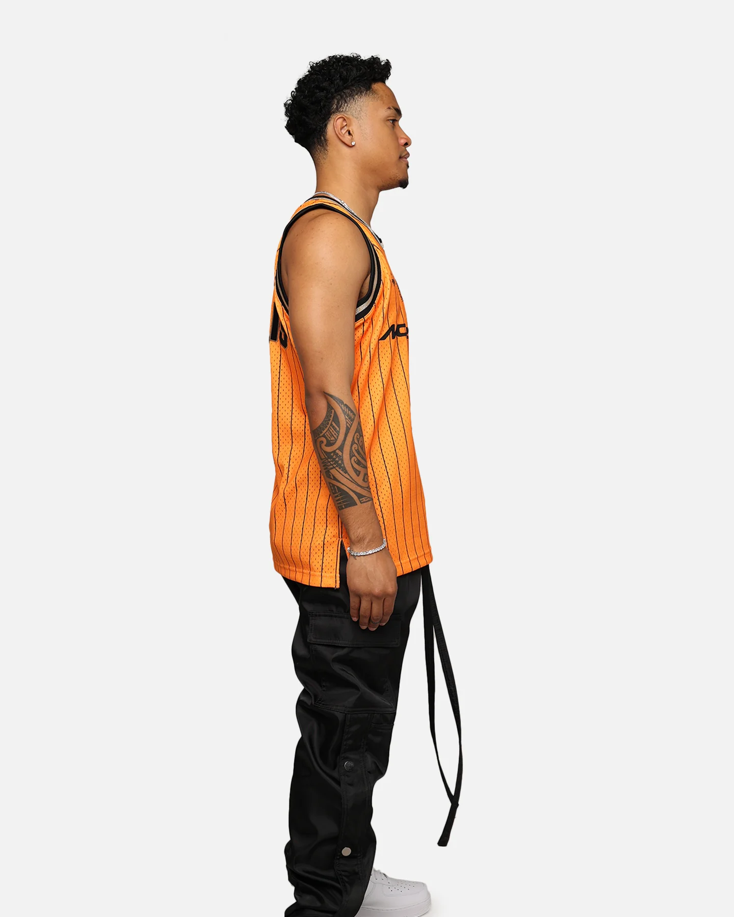 Mitchell & Ness X McLaren X Culture Kings Las Vegas Collection Lando Norris Swingman Jersey Orange - Image 6
