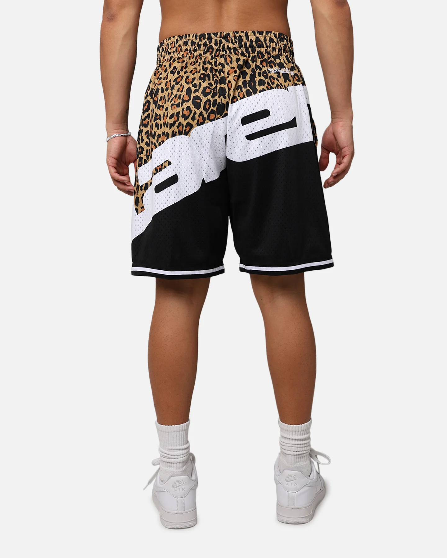 Mitchell & Ness X McLaren X Culture Kings Las Vegas Collection Sublimated Mesh Shorts Black - Image 8