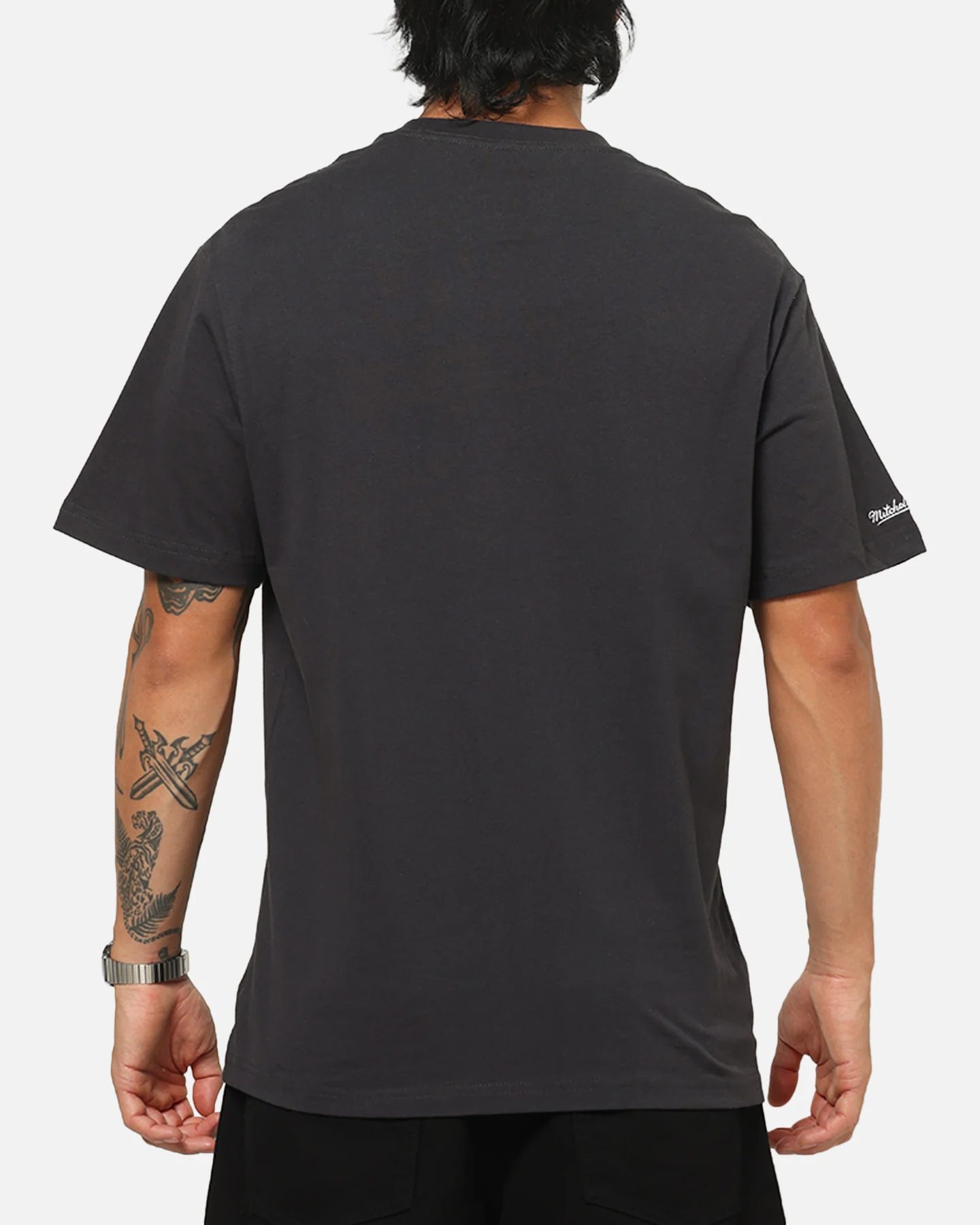Mitchell & Ness X Mclaren Tailgate T-Shirt Washed Black - Image 3