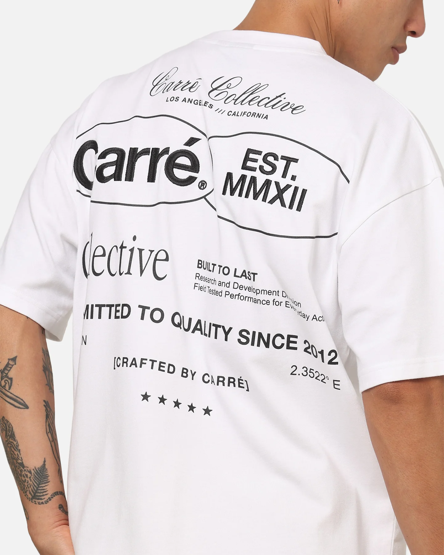 Carre Mmxii T-Shirt White - Image 7