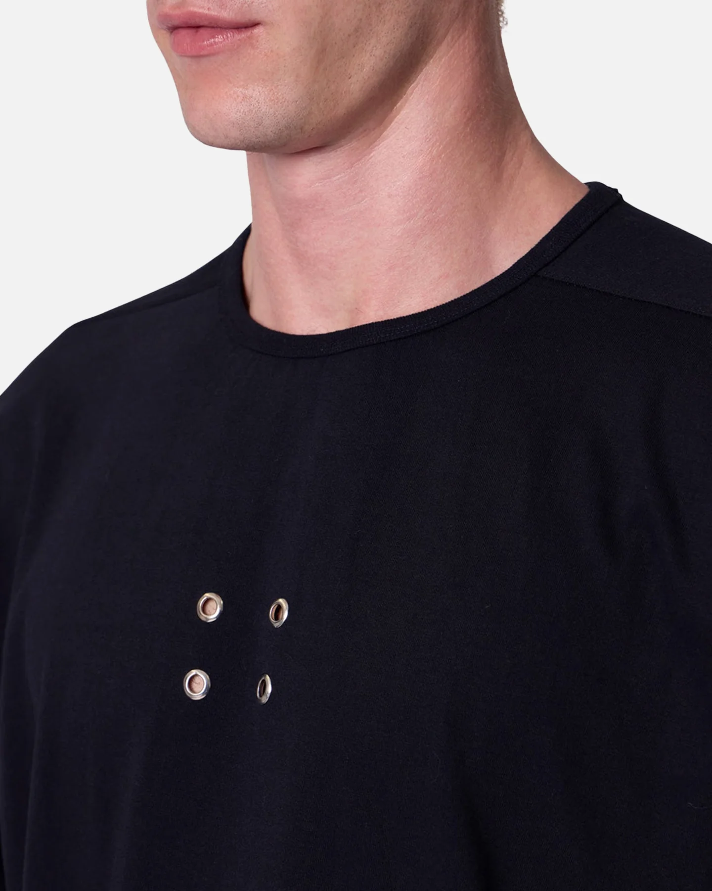 MNML 4 Eyelets T-Shirt Black - Image 5
