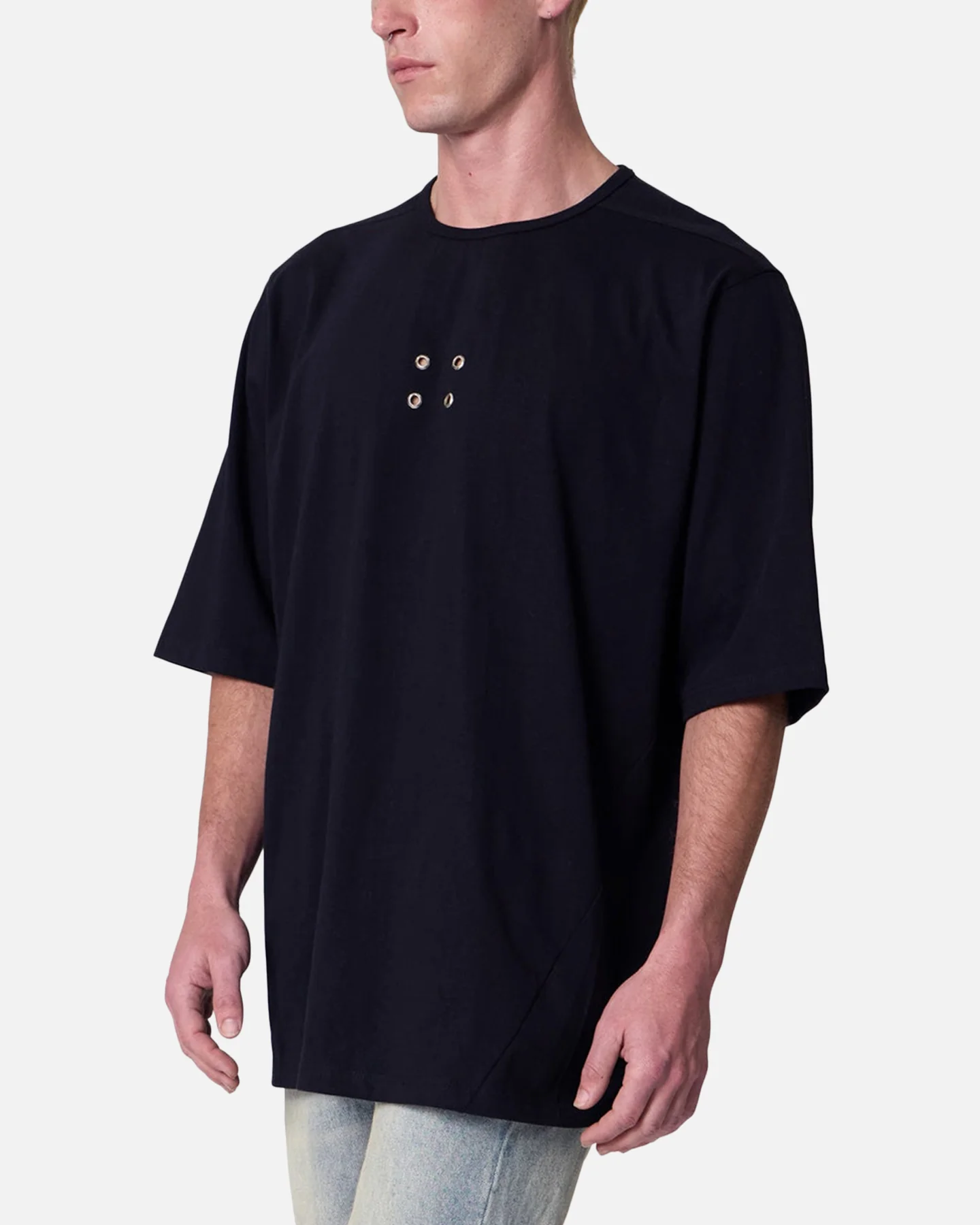 MNML 4 Eyelets T-Shirt Black - Image 6
