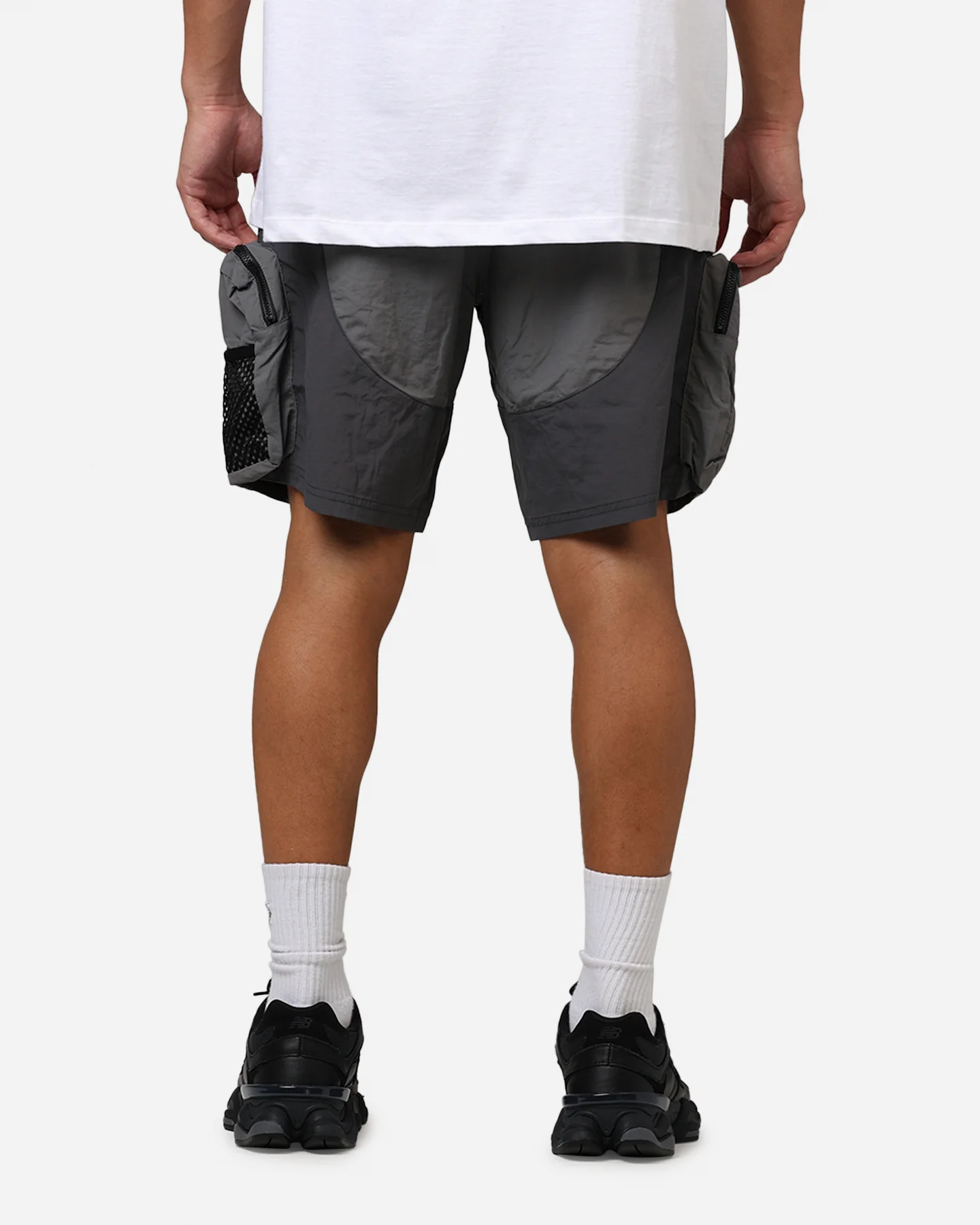 MNML Active Cargo Shorts Black - Image 5