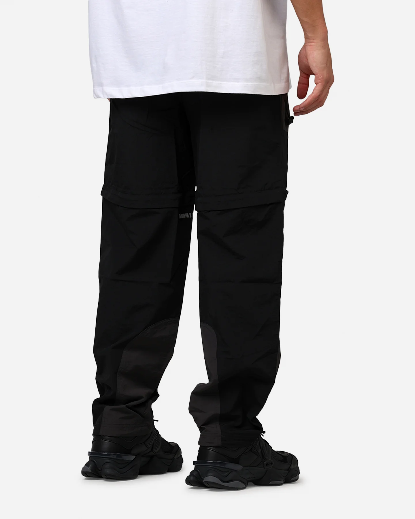 MNML Active Convertible Joggers Black - Image 3