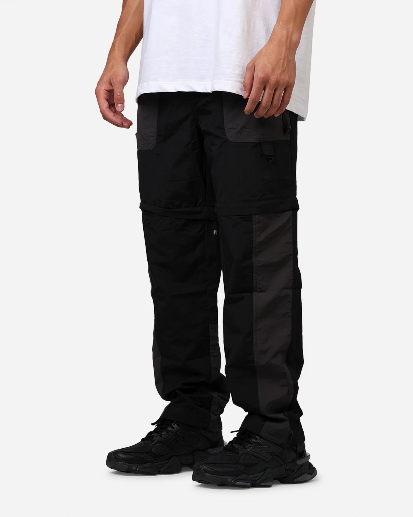 MNML Active Convertible Joggers Black - Image 4