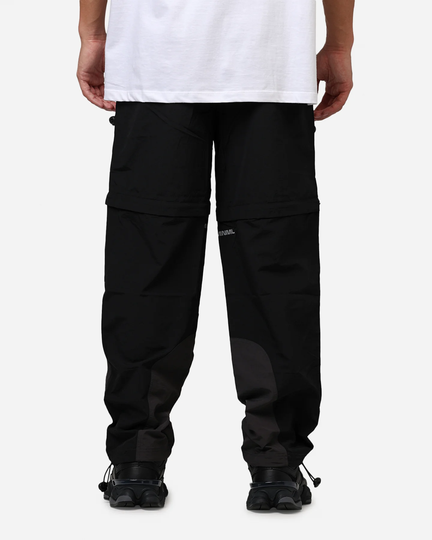 MNML Active Convertible Joggers Black - Image 5