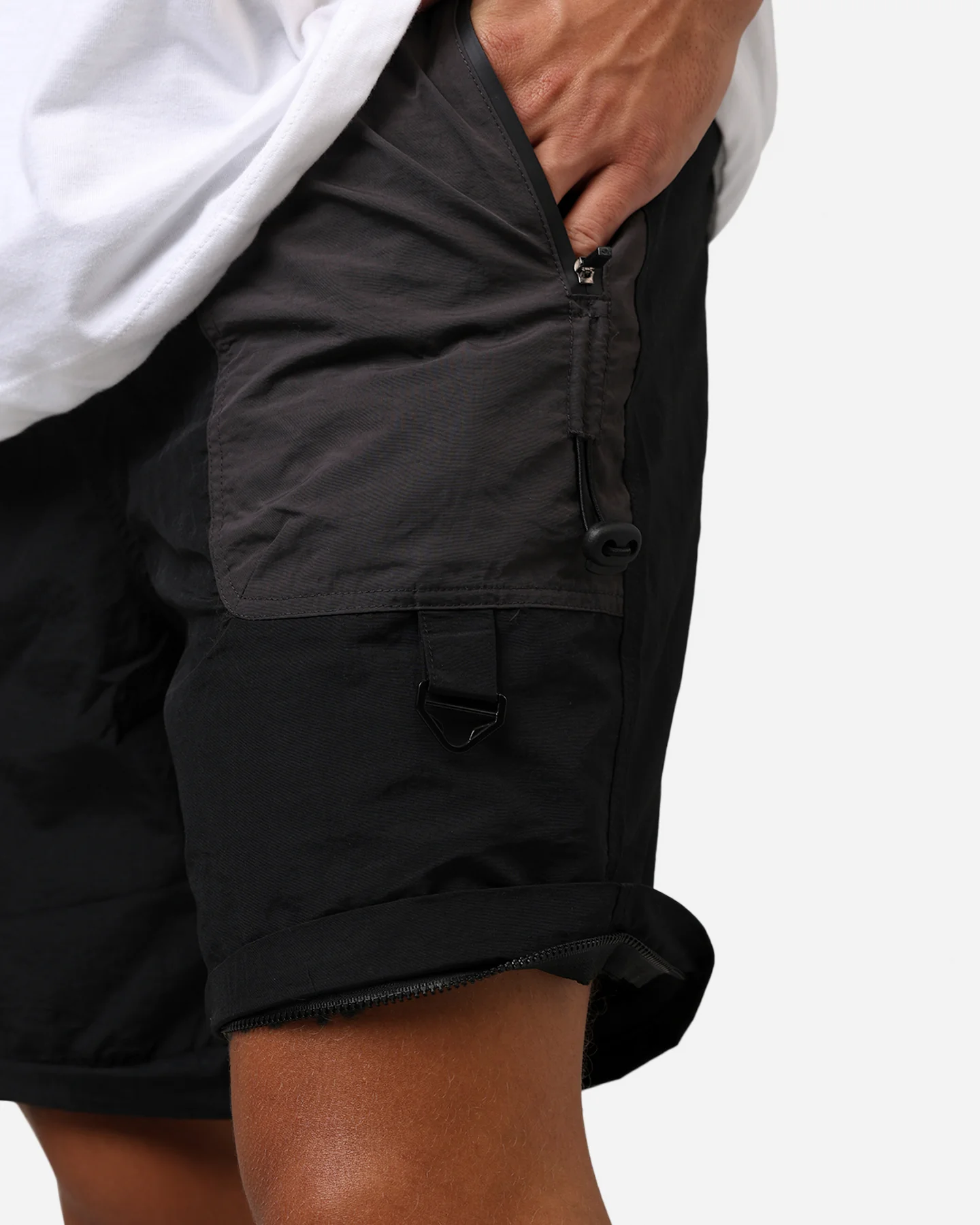 MNML Active Convertible Joggers Black - Image 8