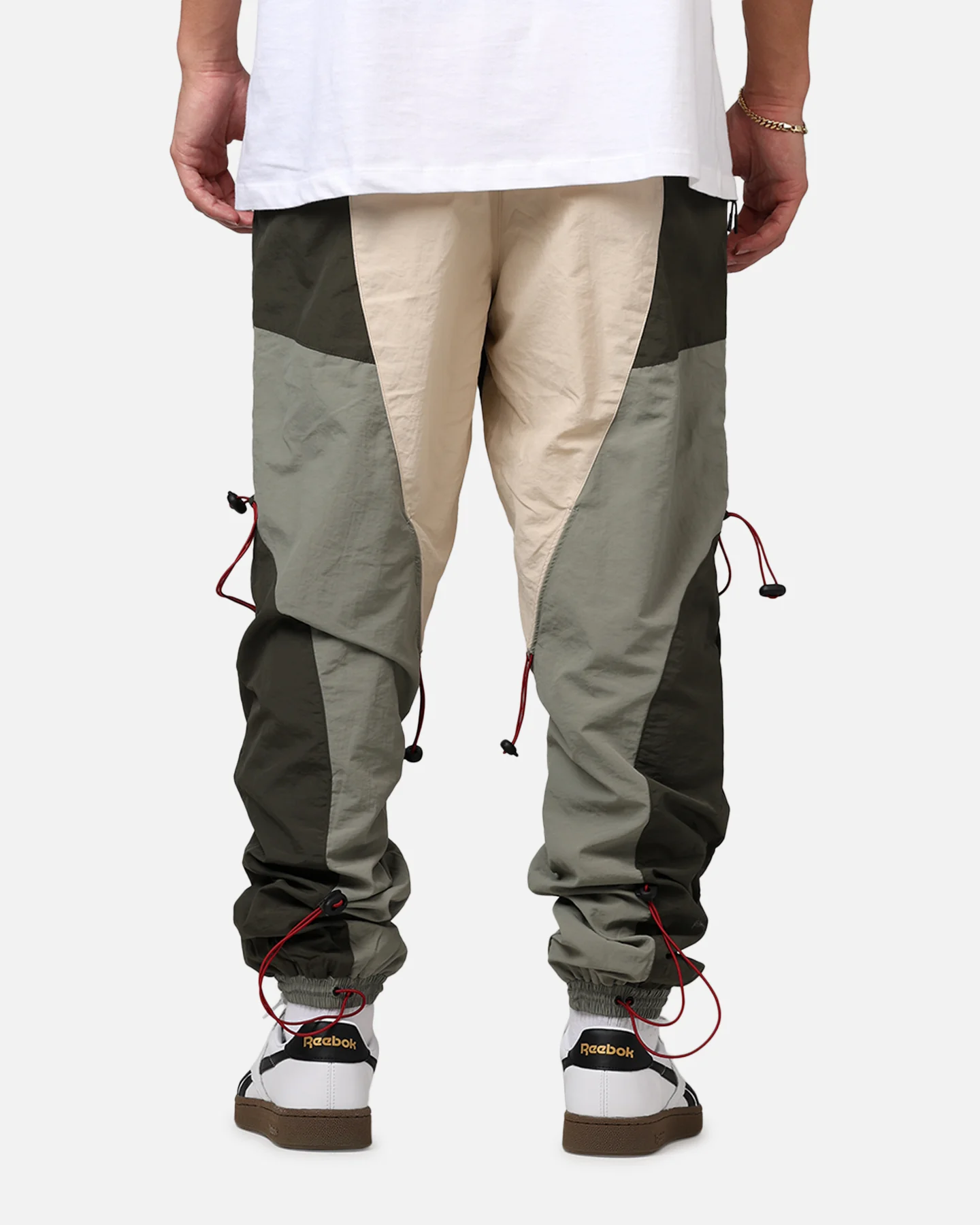 MNML Active Windbreaker Joggers Olive - Image 5