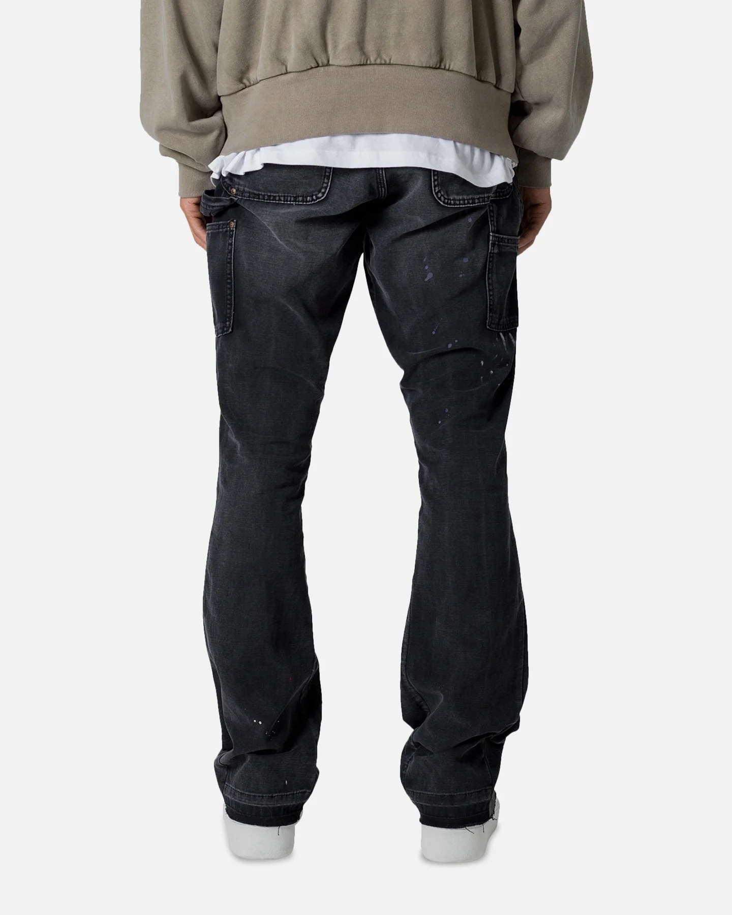 MNML B243 Flare Denim Jeans Black - Image 4