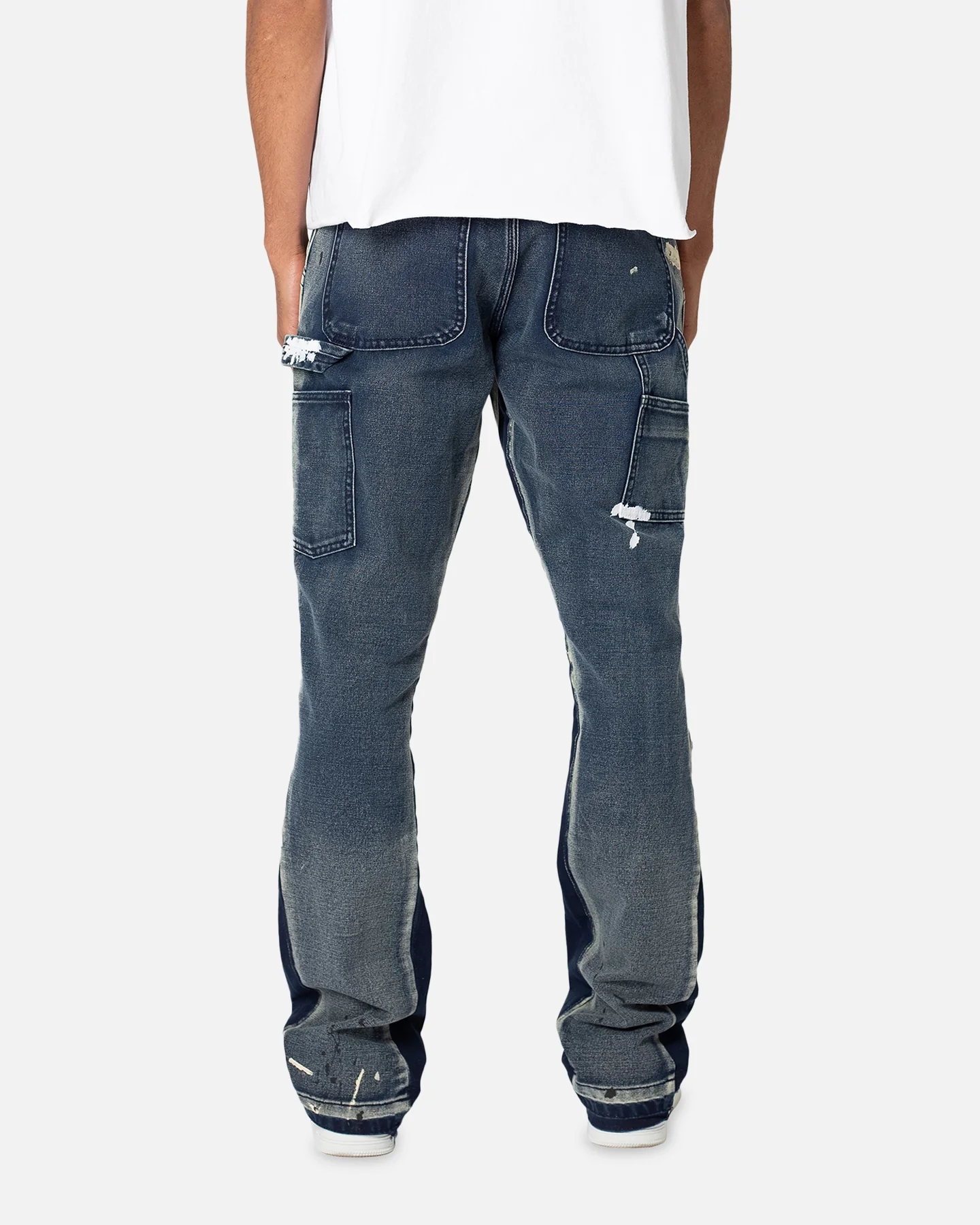 MNML B243 Flare Denim Jeans Navy - Image 4