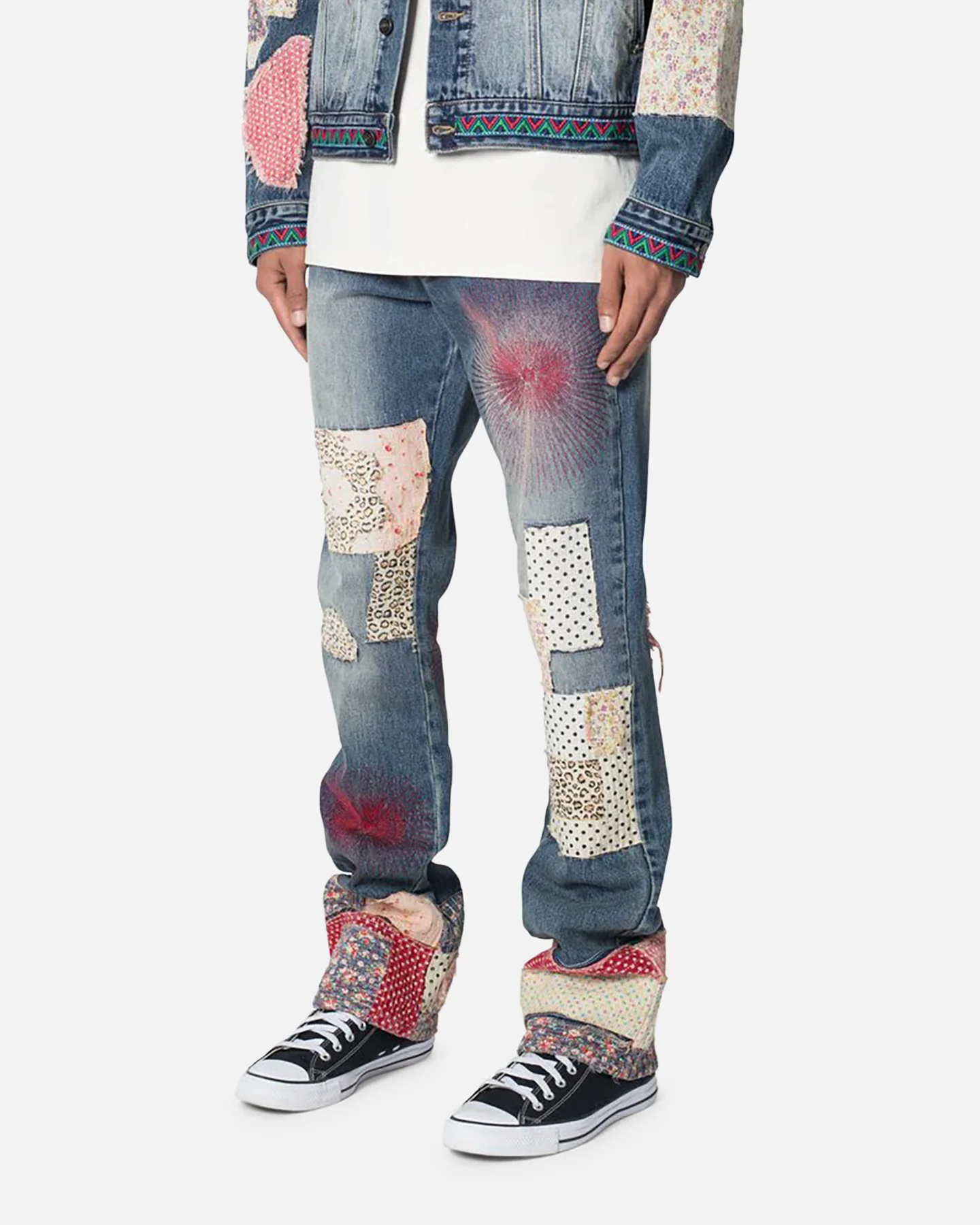 MNML B387 Rugged Flare Denim Jeans Multi - Image 2