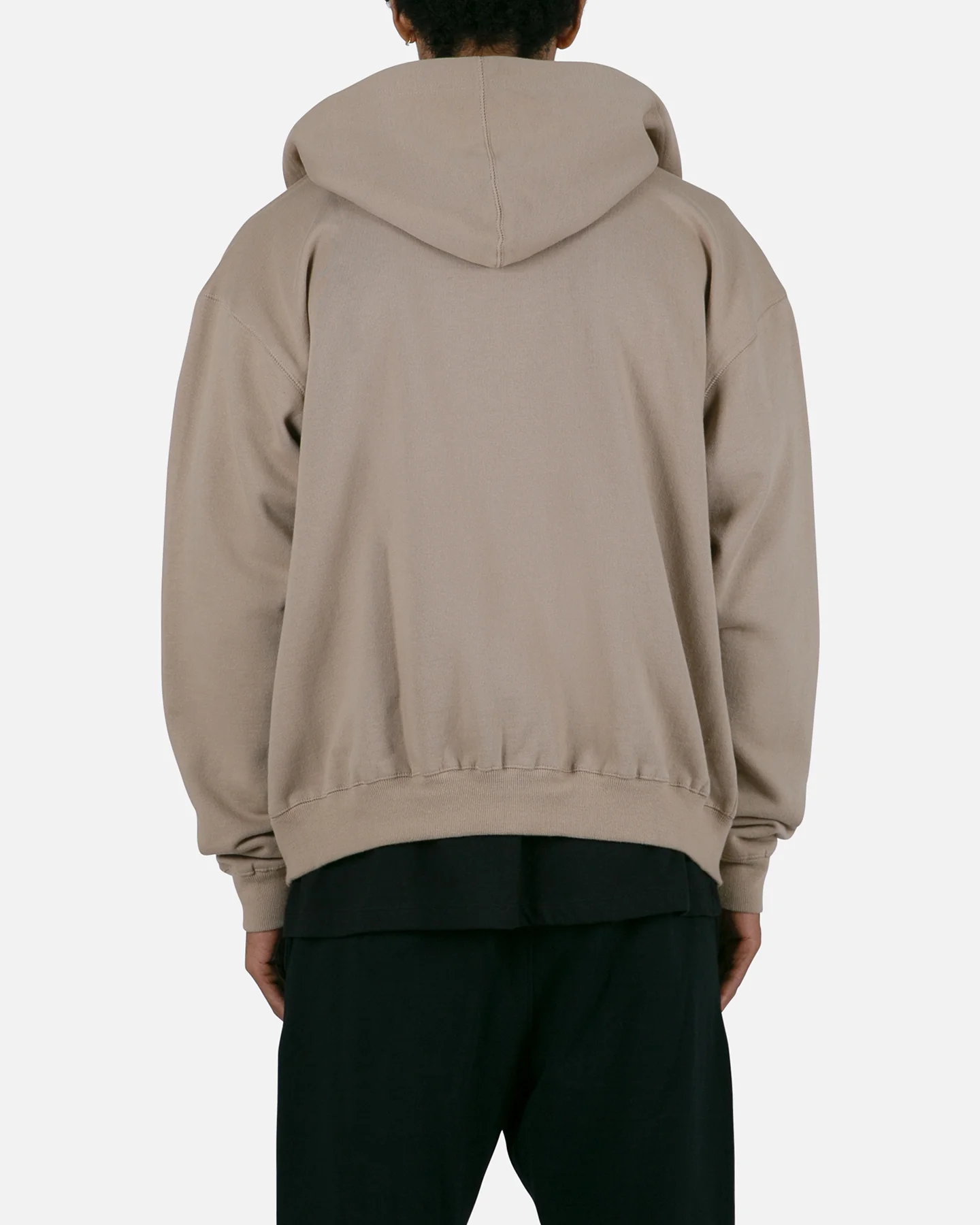 MNML Basic Zip Up Hoodie Earth - Image 4