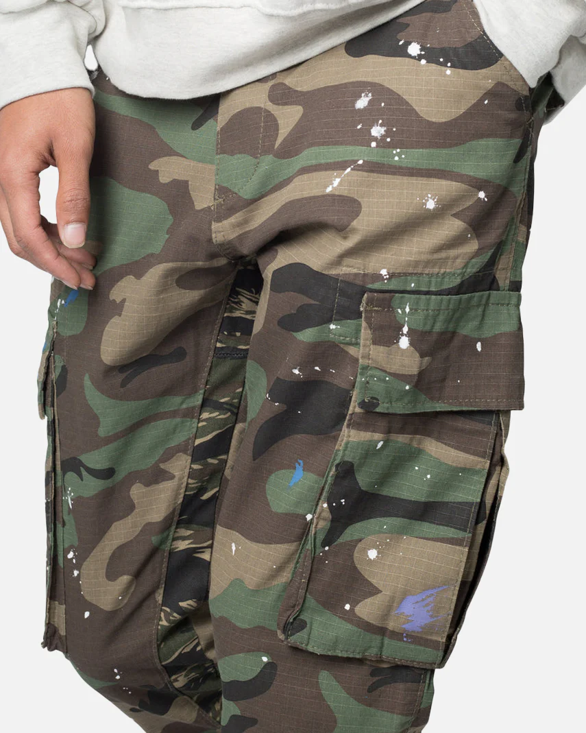 MNML Bootcut Cargo Pants Camo - Image 5