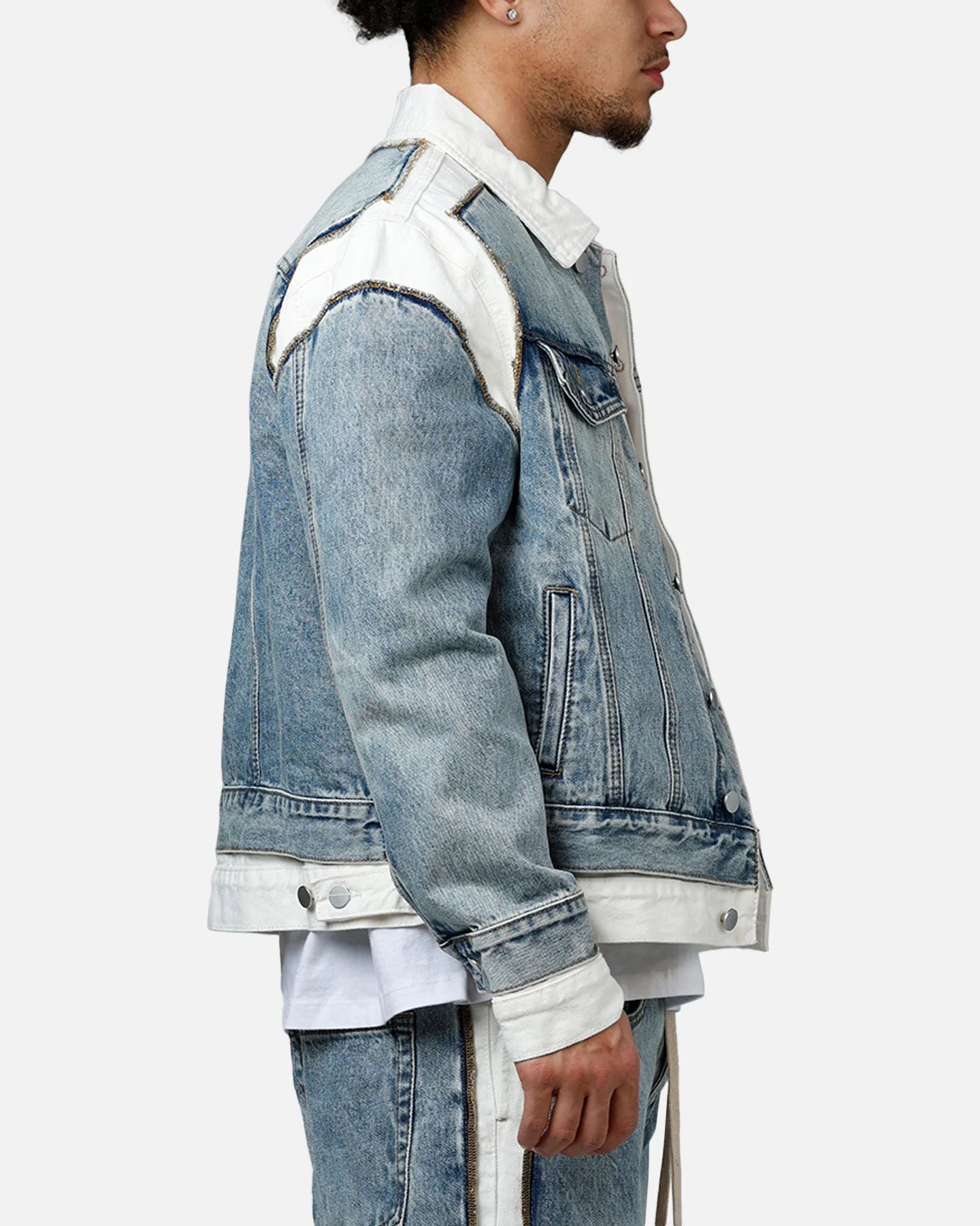 MNML Border GN8 Jacket Blue/White - Image 4