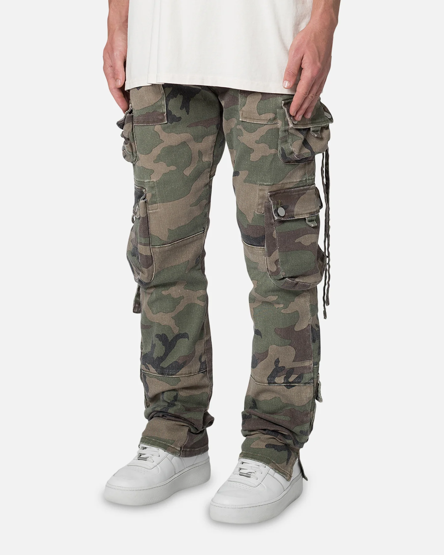 MNML D152 Cargo Pants Woodland Camo - Image 2