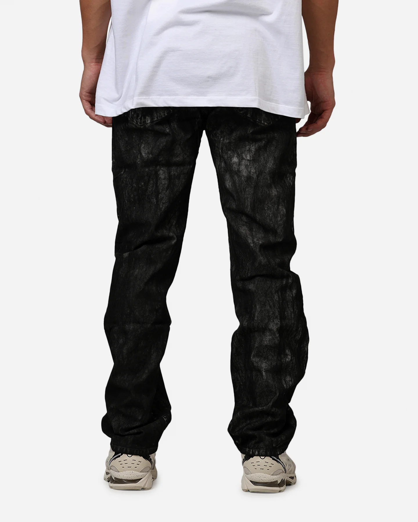 MNML D377 Straight Denim Jeans Washed Black - Image 5